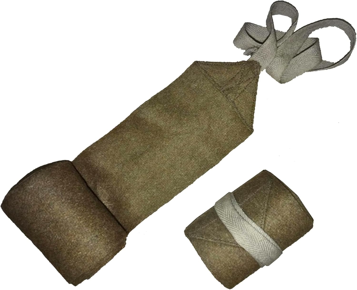 warreplica WW1 US Army M1910 Puttees Leggings Wraps/WW1 US Army Leg Wraps Gear Putty–Historical Reproduction Military Gaiters