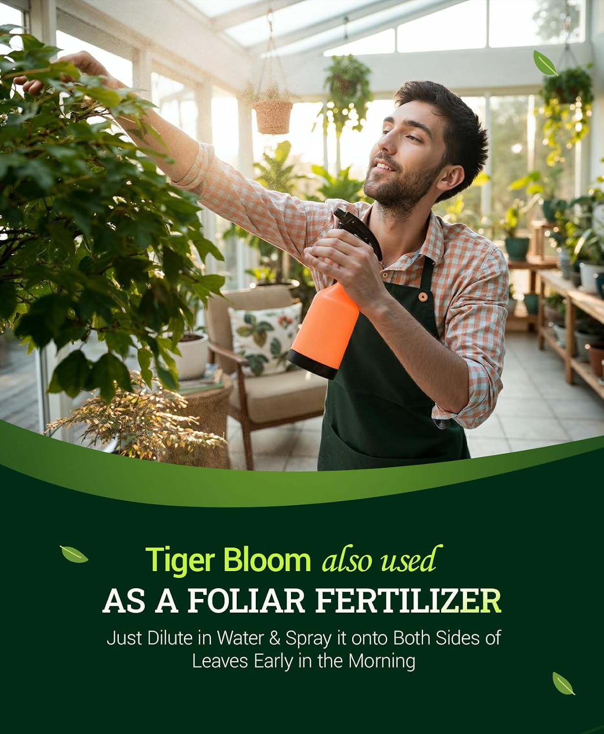 FoxFarm Tiger Bloom Liquid Plant Food - Phosphorus Fertilizer for Buds, Blooms & Flowering - Supports Soil & Hydroponic Systems - High Micronutrient Formula with 2-8-4 Nutrient Ratio - 1 Quart