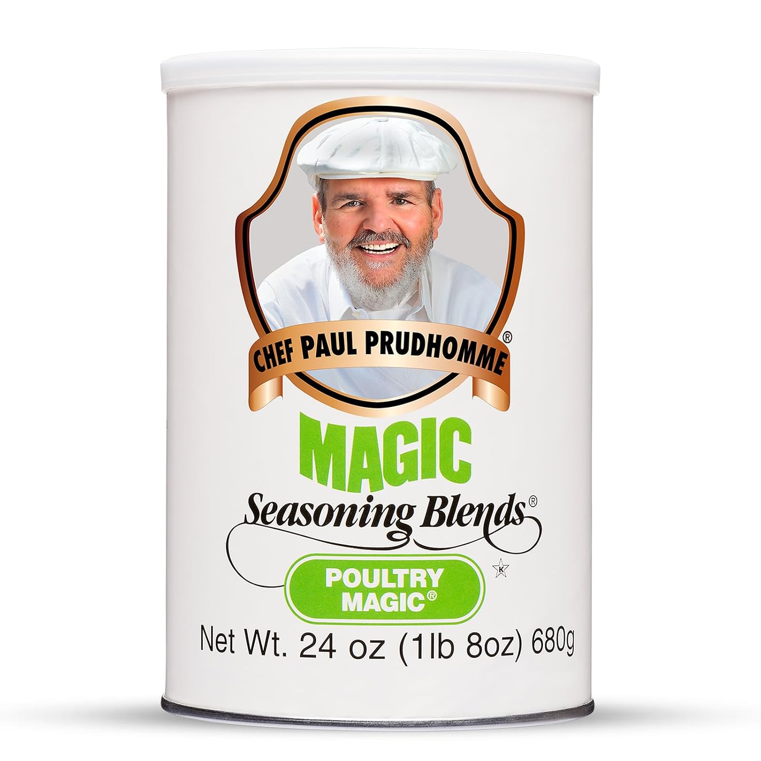 Chef Paul Magic Seasoning Blends Blackened Steak Magic | Bold Flavor for Steak & Beef | Gluten-Free Seasoning for Grilling, Roasting & BBQ | Spice Blend with Garlic & Chili | 20 oz (Pack of 1)