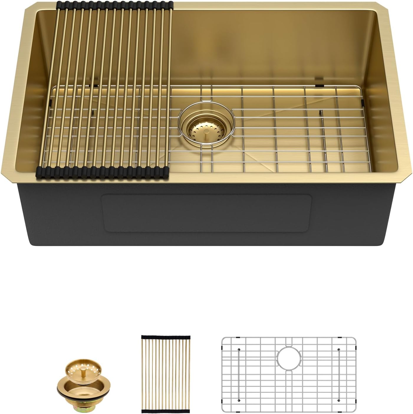 Sarlai 21 Inch Undermount Laundry Sink 21x18x12 Inch Undermount Laundry Utility Sink Deep Single Bowl 16 Gauge Stainless Steel Laundry Tub Sinks