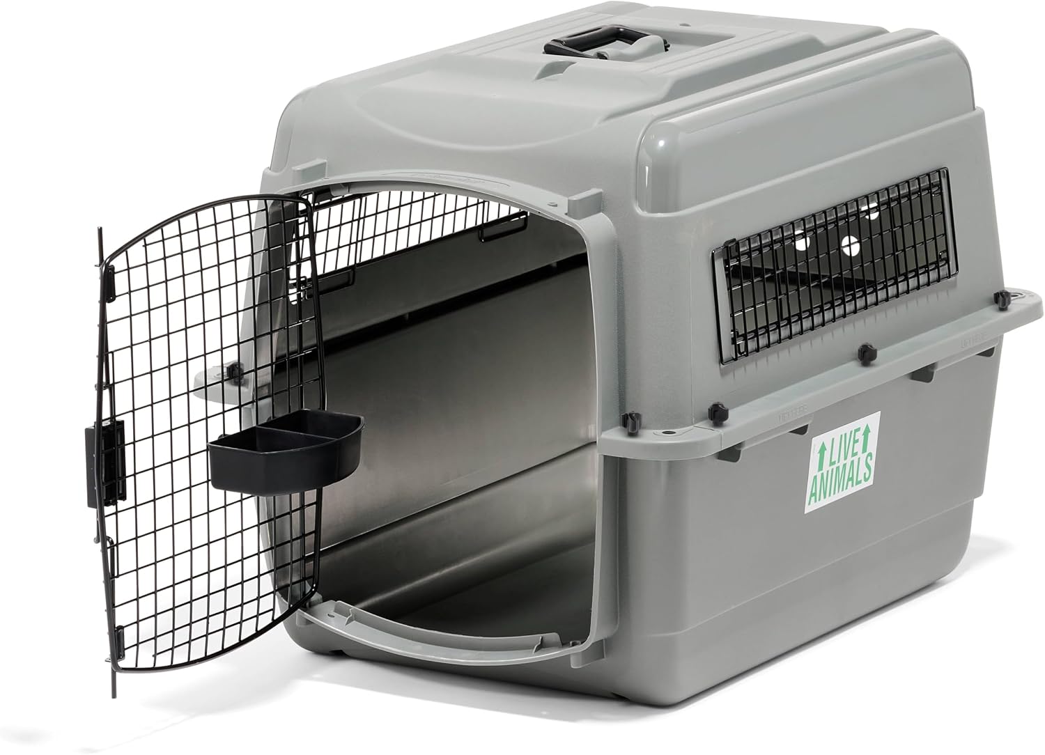 Petmate Sky Kennel - For Air and Travel, Airline Compliant Dog Crate for Pets 50-70 lbs, Heavy Duty Dog Kennel, Made in the USA- 36 Inches