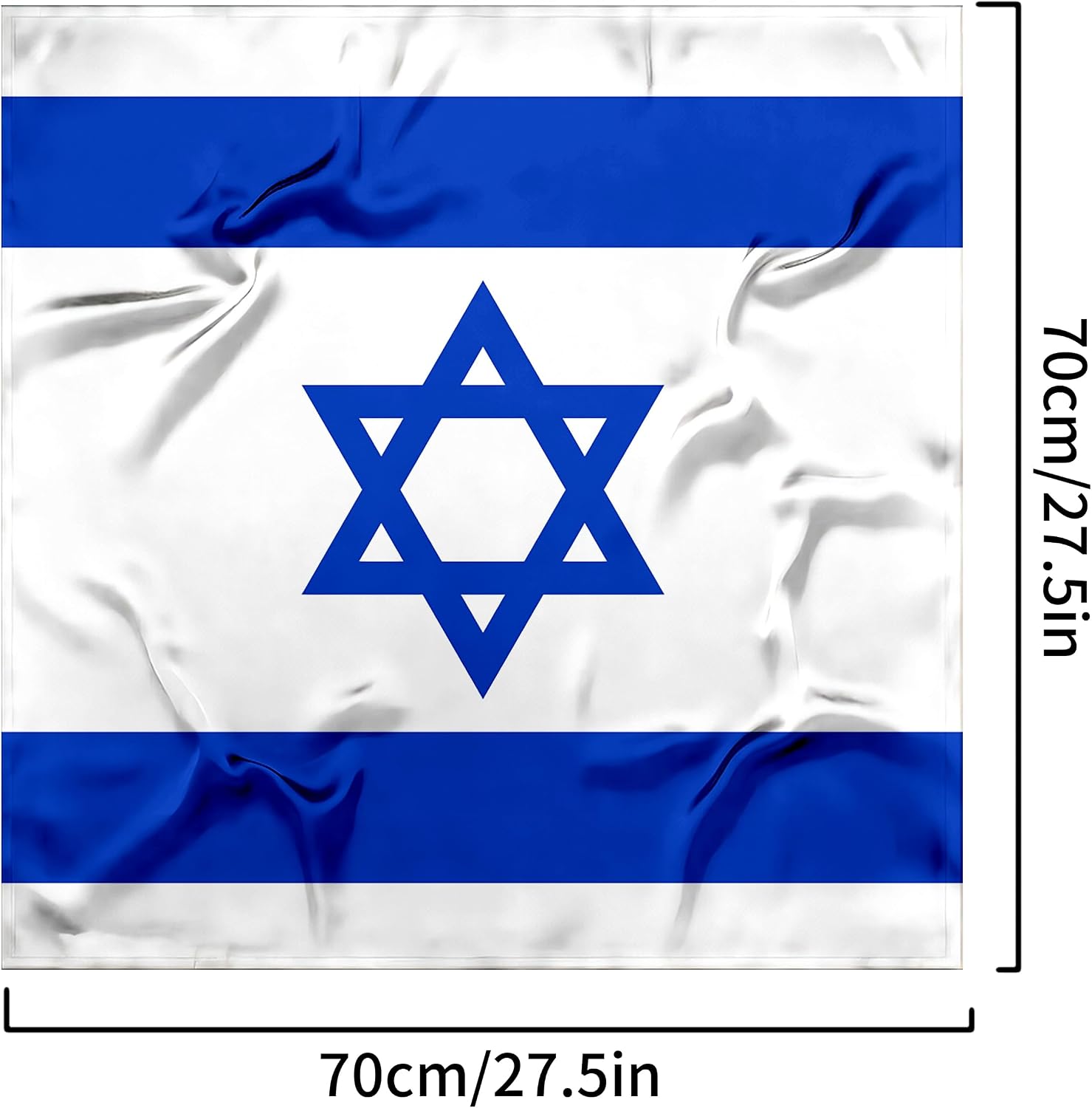 Fashion Bandana Women,Flag Silk Scarf,27.5x27.5 Large Square bandanas,Satin Hair for Sleeping,Travel,for Gift