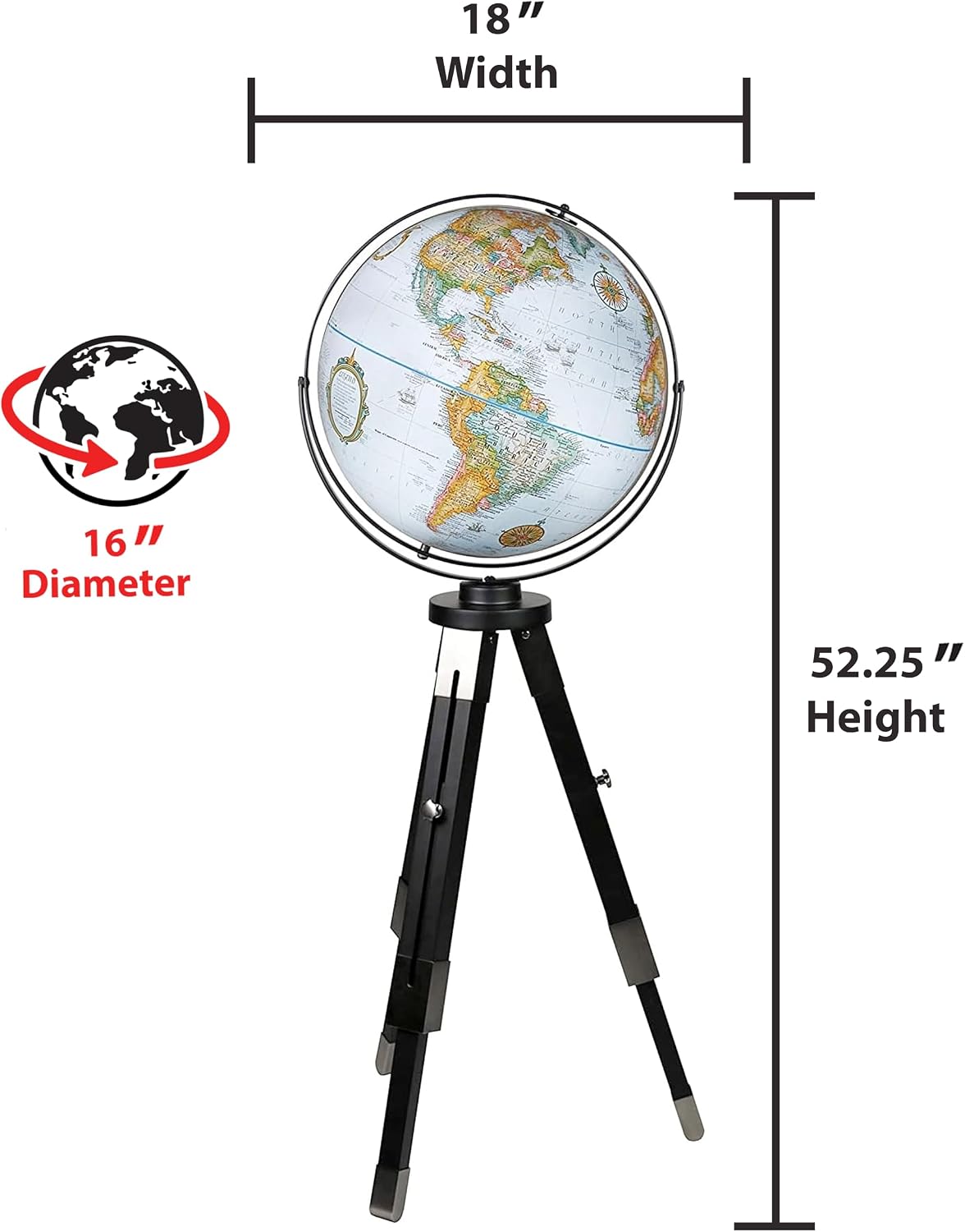 Willston 16" Diameter Globe