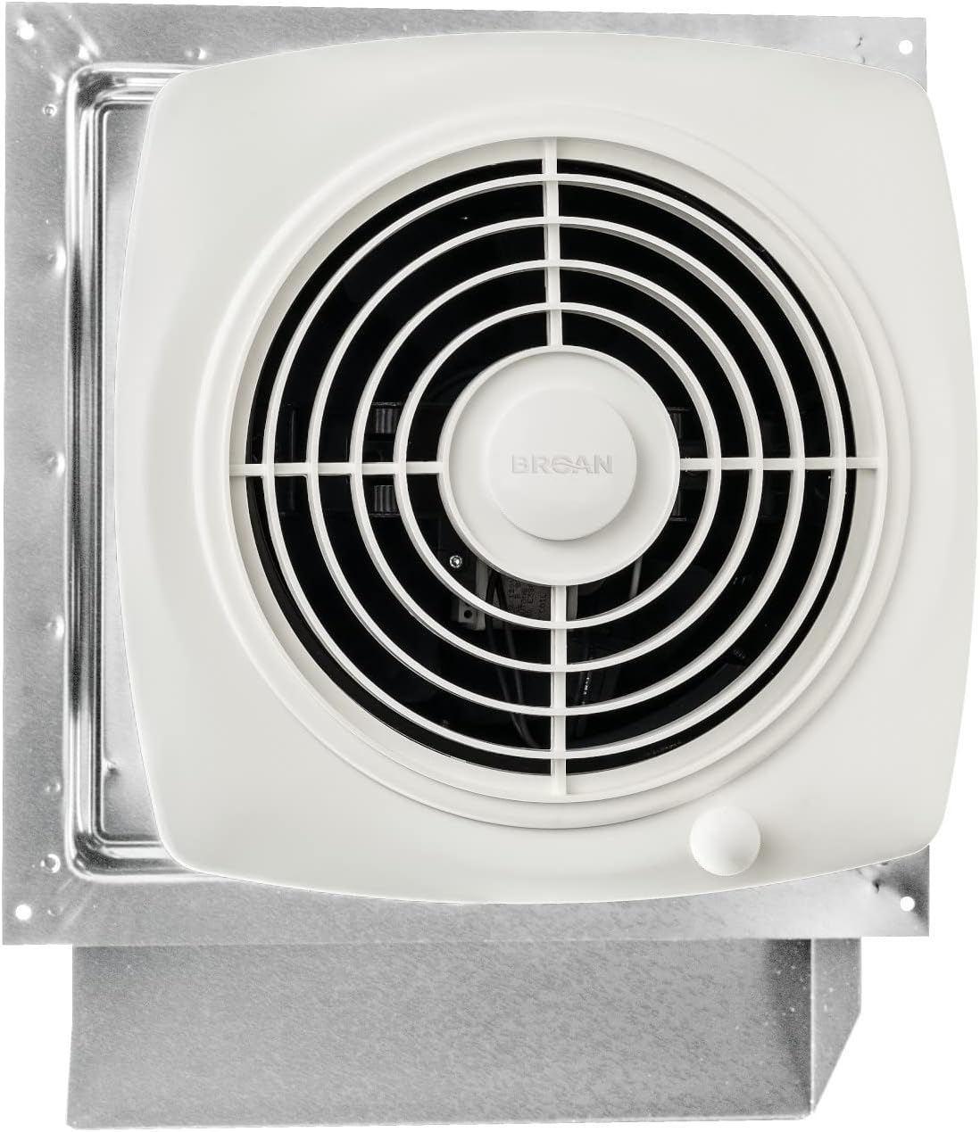 Broan-NuTone 509 Through-the-Wall Ventilation Fan White Cover, 200 CFM, 8.5 Sones, 8"