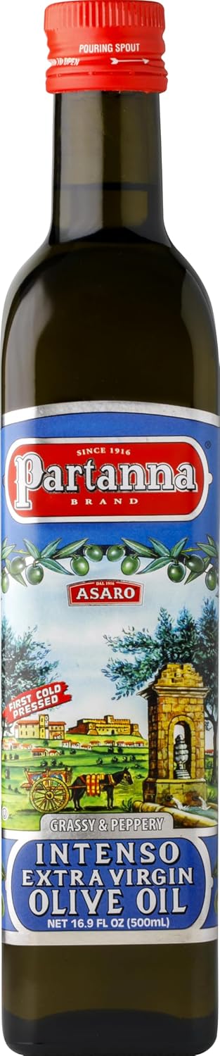 Partanna Robust Extra Virgin Olive Oil, 33.8 fl oz (1 L)