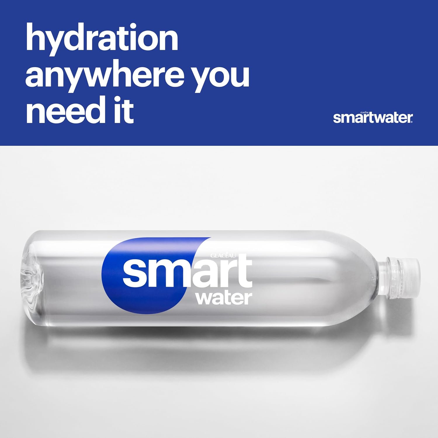smartwater Vapor Distilled Water Bottles, 16.9 fl oz, 6 Pack | Purified water with antioxidant selenium, and electrolytes like potassium