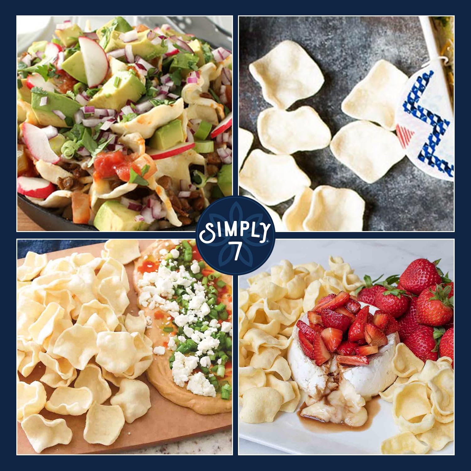 Simply 7 Lentil Chips, Jalapeno, 4-ounce Bags (Pack of 12)