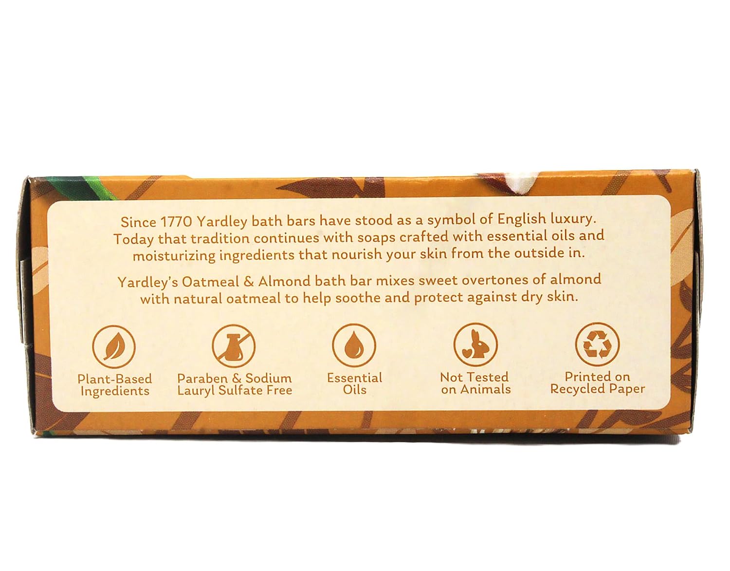Yardley Oatmeal Almond Bath Bar 4oz - Pack of 2