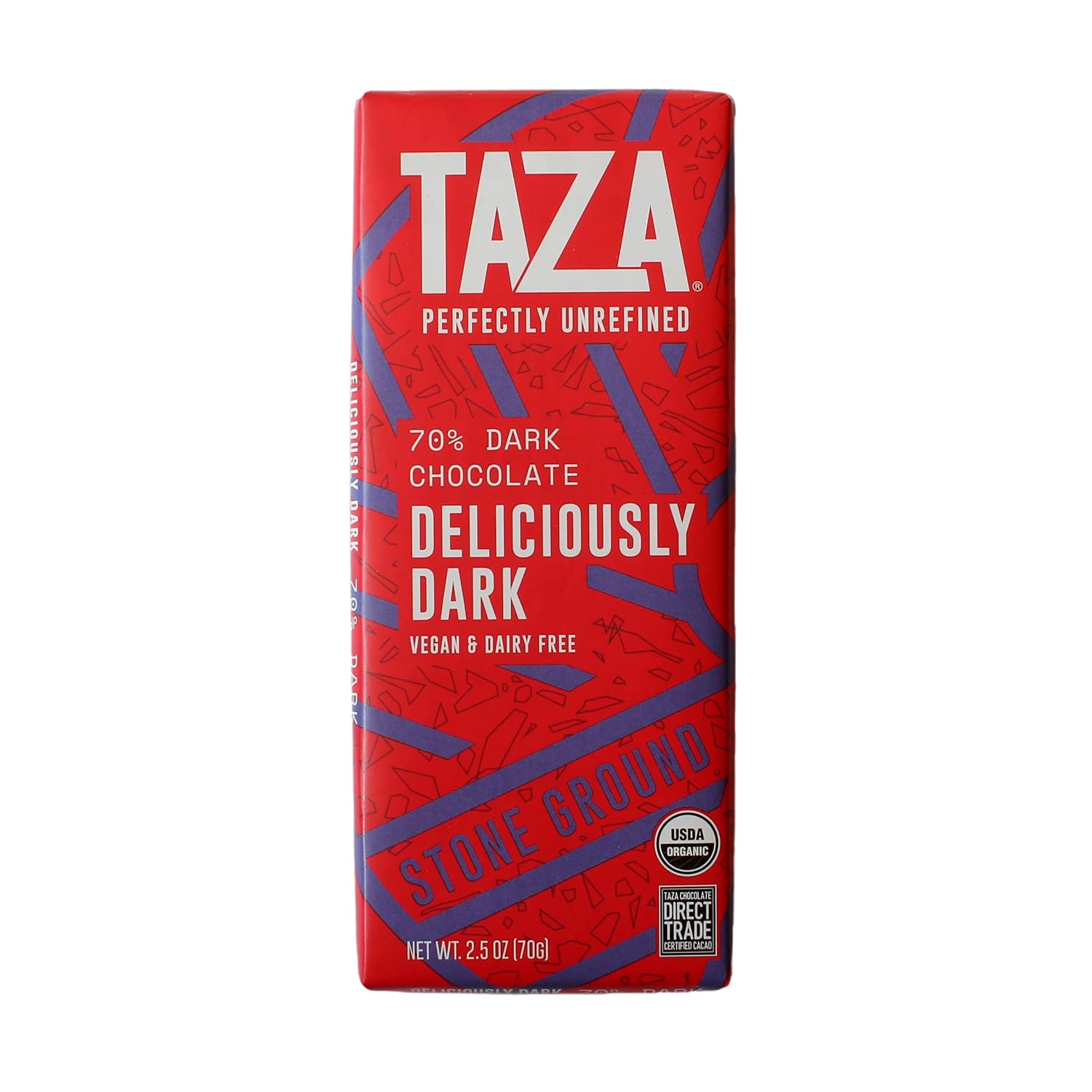 Taza Chocolate, 95% Wicked Dark Amaze Bar, 2.5 oz bars, case of 10