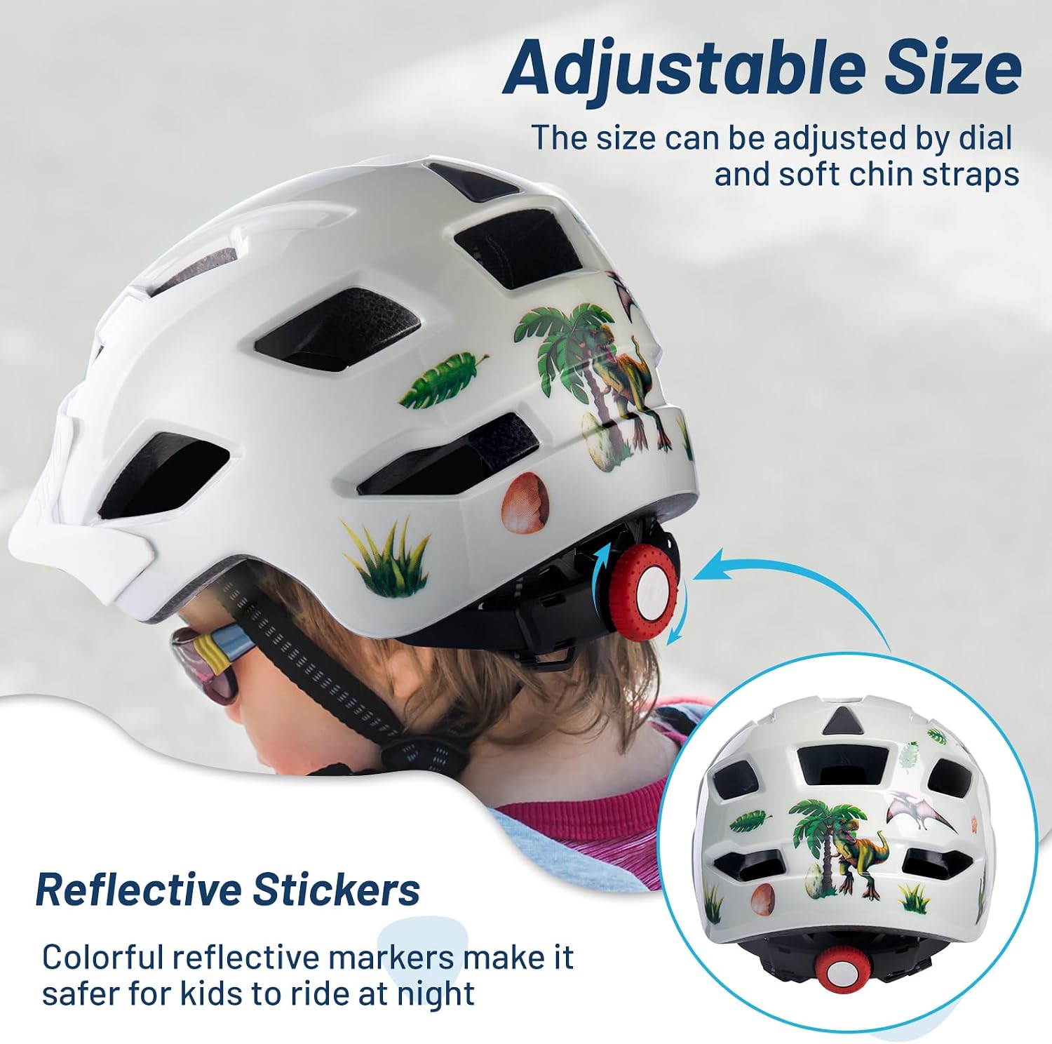 Kids Helmet, SIFVO Kids Bike Helmet Boys and Girls Bike Helmet with Cool Visor Helmet for Kids 5-14