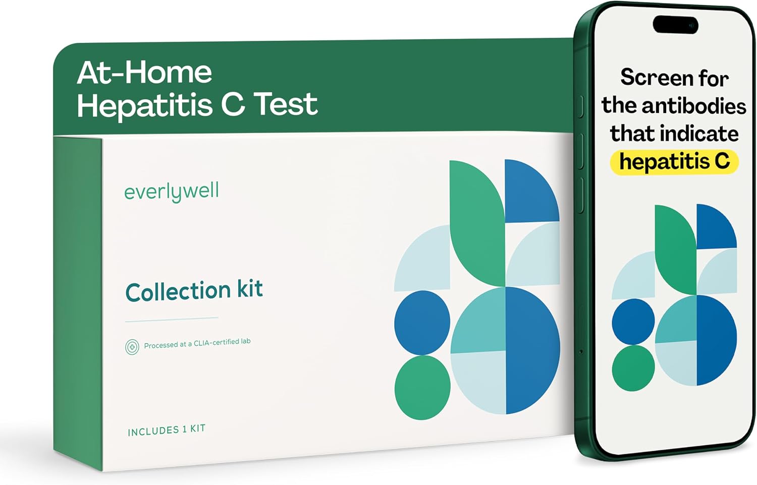 Everlywell At-Home Hepatitis C Test Collection Kit for Women and Men. Get Discreet, Accurate Results at Home from a CLIA-Certified Lab Within Days