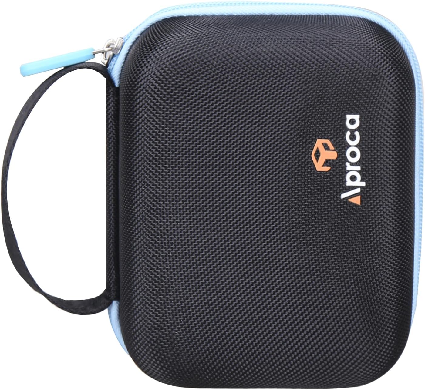 Aproca Case Compatible with Cricut EasyPress Mini Heat Press, Storage Portable Bag for Machine and Accessories -Black with Red Zipper (Case Only)