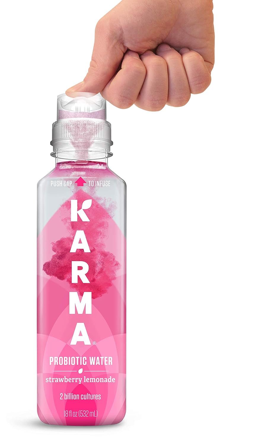 Karma Probiotic Water - 12 Pack, Berry Cherry Drink - Immune & Gut Health Support