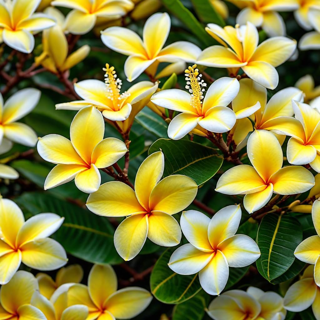 GROW HAWAII- HAWAIIAN YELLOW PLUMERIA PLANT CUTTING.