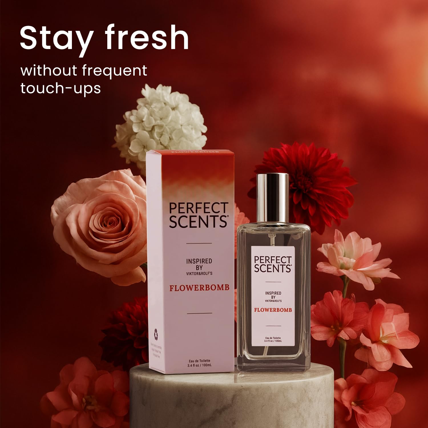 Perfect Scents Fragrances, Inspired by Juicy Couture's Juicy Couture, Women’s Eau de Toilette, Vegan, Paraben-Free, Phthalate-Free, Never Tested on Animals, 2.5 Fluid Ounces