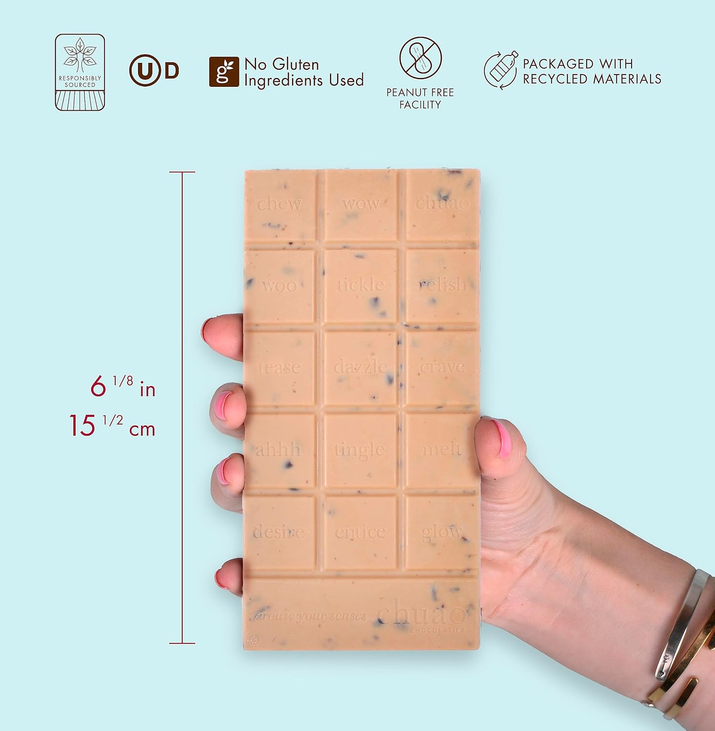 Chuao Chocolatier Ravishing Rocky Road Milk Chocolate Bars | Gourmet Almond Vegan Marshmallows Artisan No Preservatives | 10 Pack (2.8 oz each)