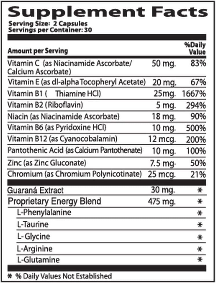 Neurobion energy + Neurobion high potency dietary supplement special blend of amino acids, vitamins b1- b6- & b12 + zinc