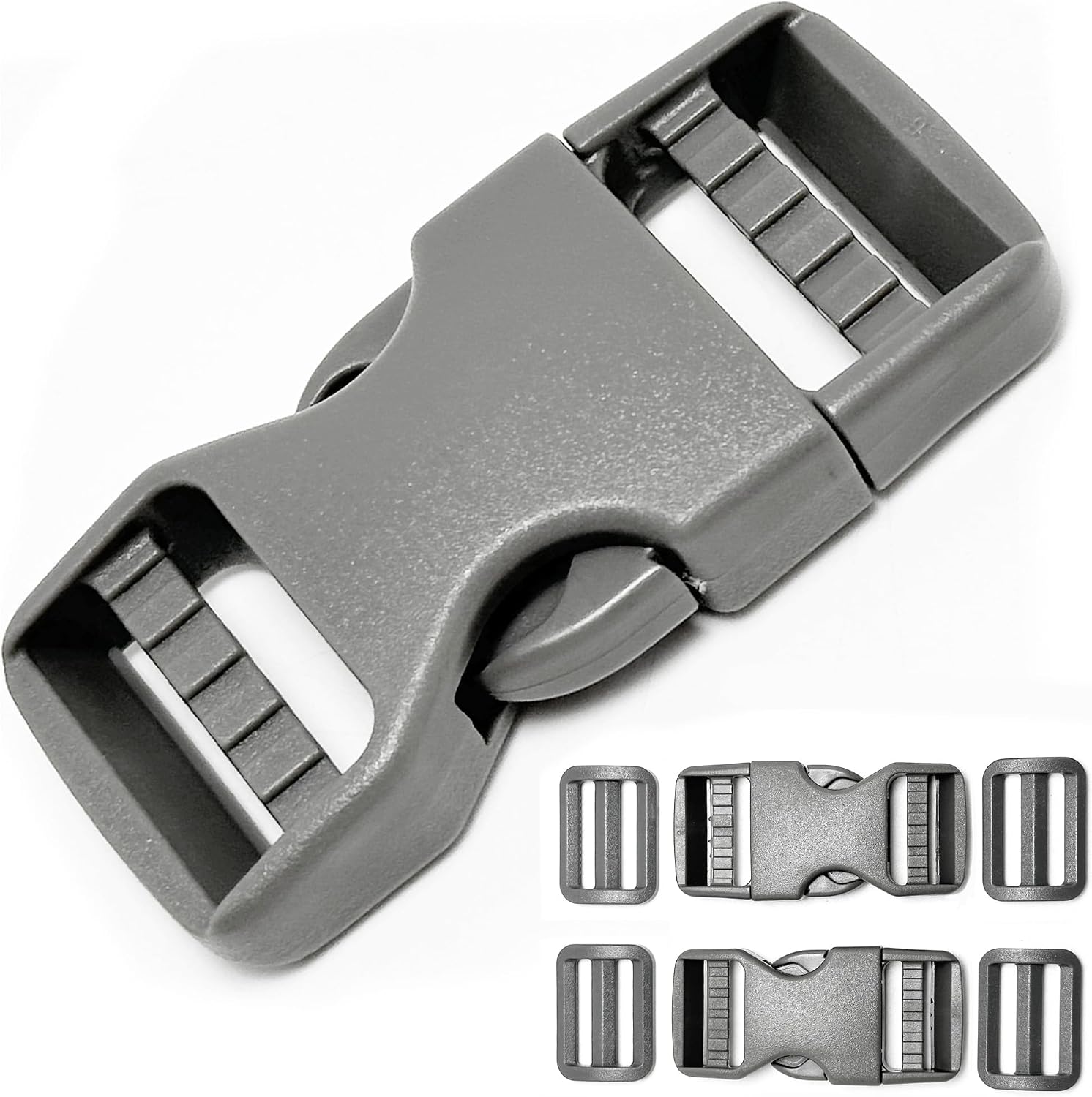 Buckle 1" Wide Inside, Quick Side Release Buckle for 1 inch/25mm Webbing Straps