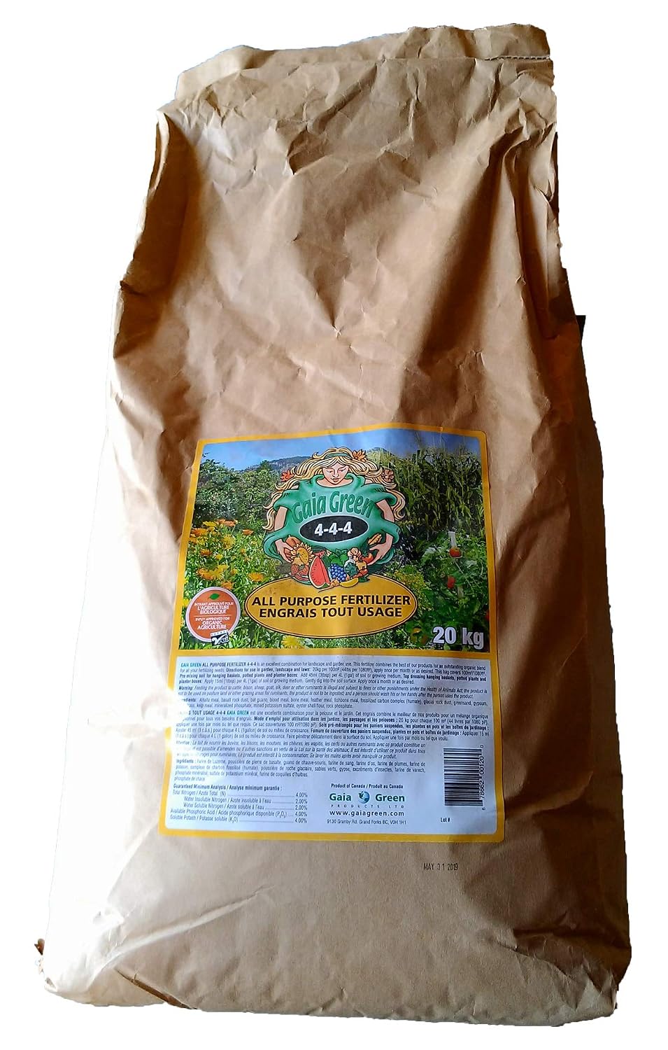 Gaia Green All Purpose 4-4-4 20 Kg