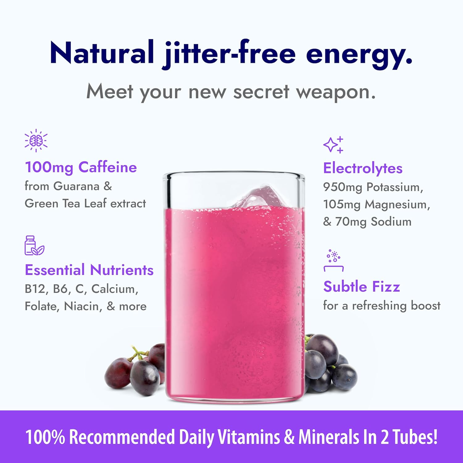 Zipfizz Energy Drink Powder, 20 Pack B12 Electrolyte - Pink Lemonade | Hydration tubes with vitamin drink benefits, 100mg caffeine, B12, electrolytes, & no artificial sugar for active lifestyle
