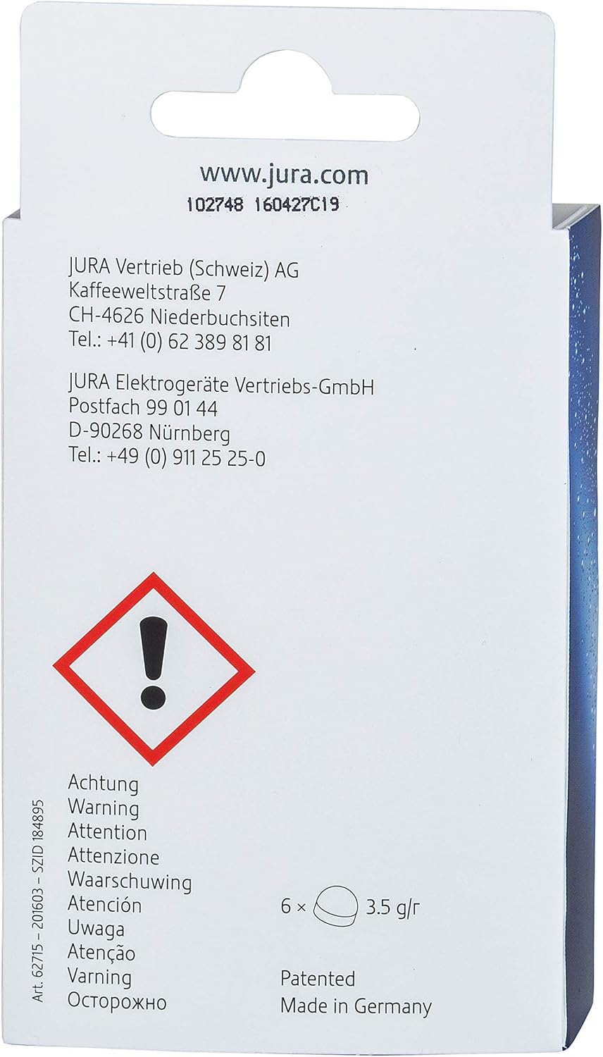 Descaling Tablets and Cleaning Tablets for Jura-Capresso Automatic Coffee and Espresso machines Combi pack