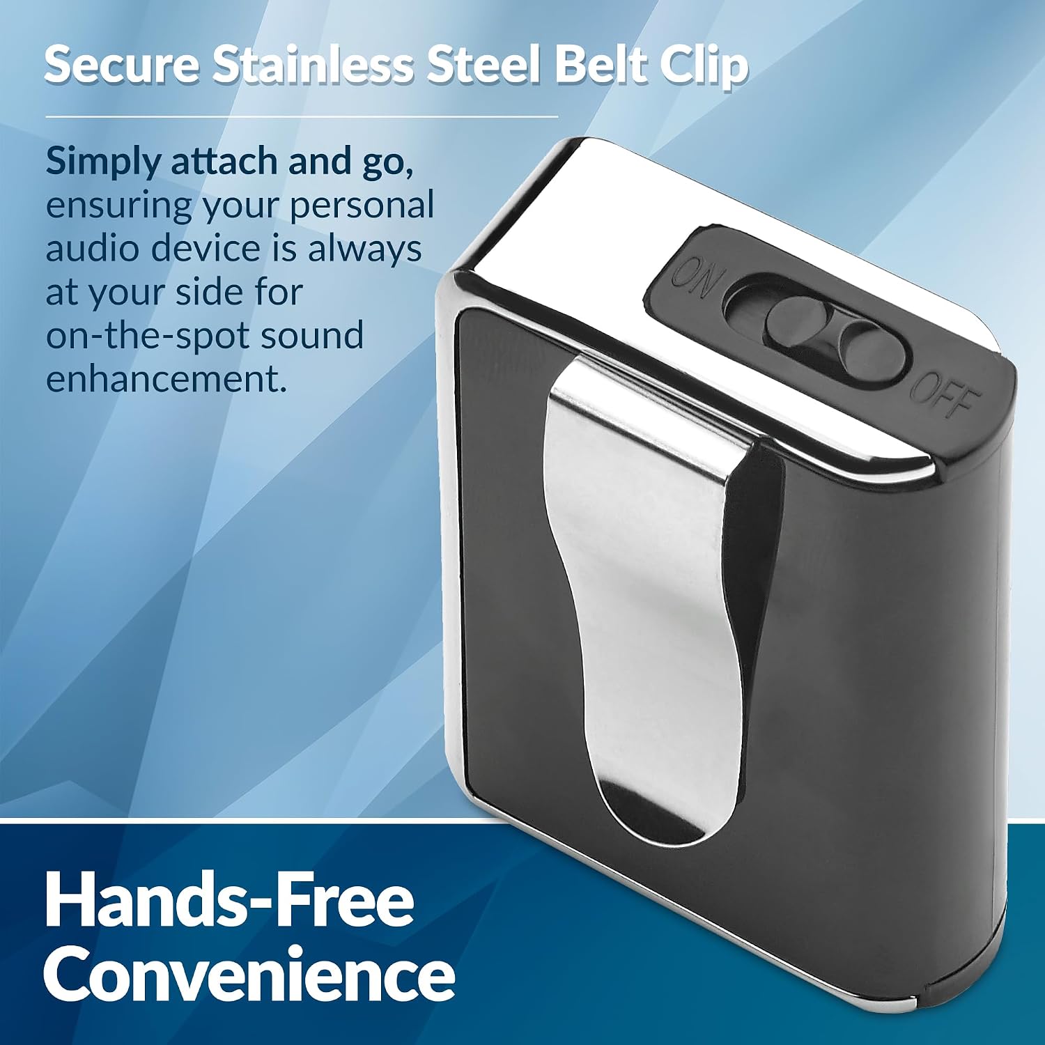 Personal Sound Amplifier - Audio Hearing Amplifier Device and Voice Enhancer Device for Sound Gain of 50dB, Up to 100 Feet Away