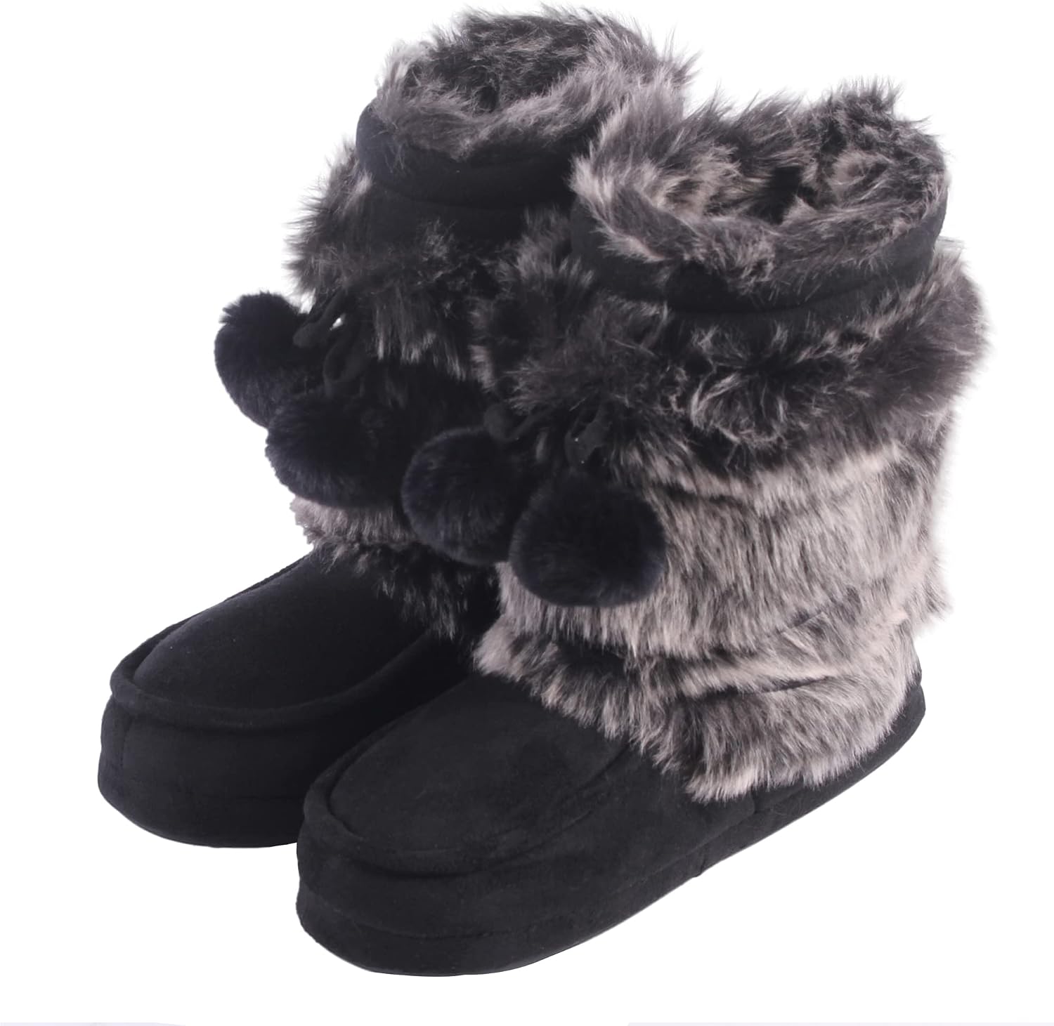 Home Slipper Women's Soft Fleece Plush Warm Indoor House Slipper Boots Shoes