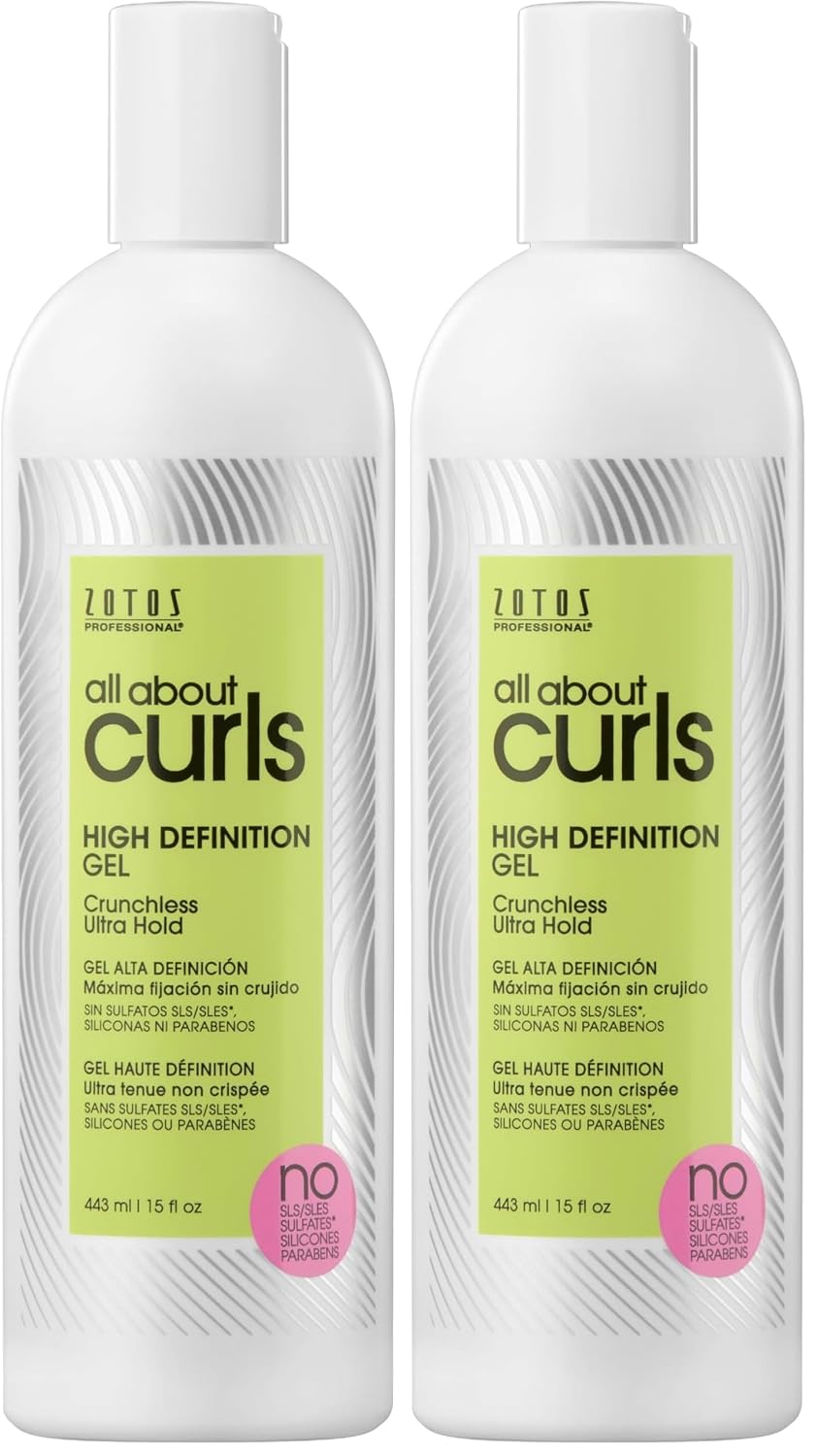 ALL ABOUT CURLS High Definition Gel | For Curly Hair Styling | Alcohol-Free | Moisturize, Define & Enhance Texture | Reduce Frizz & Boost Shine | Crunchless Ultra Hold | Vegan, Sulfate & Paraben Free