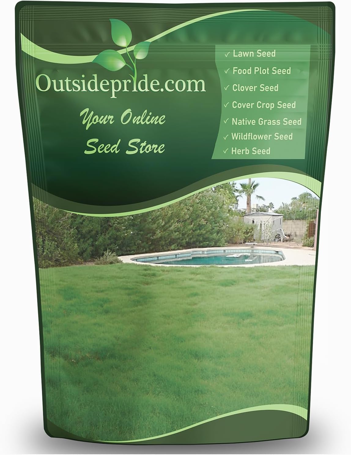 Outsidepride Xeriscape Native Prairie Grass Seed Mix – 1 lb. Perennial, Warm-Season, Cold & Drought-Tolerant, Fine Leaved, Dense Turf Grass Seeds for Lawn, Ground Cover & Arid Xeriscape Landscaping