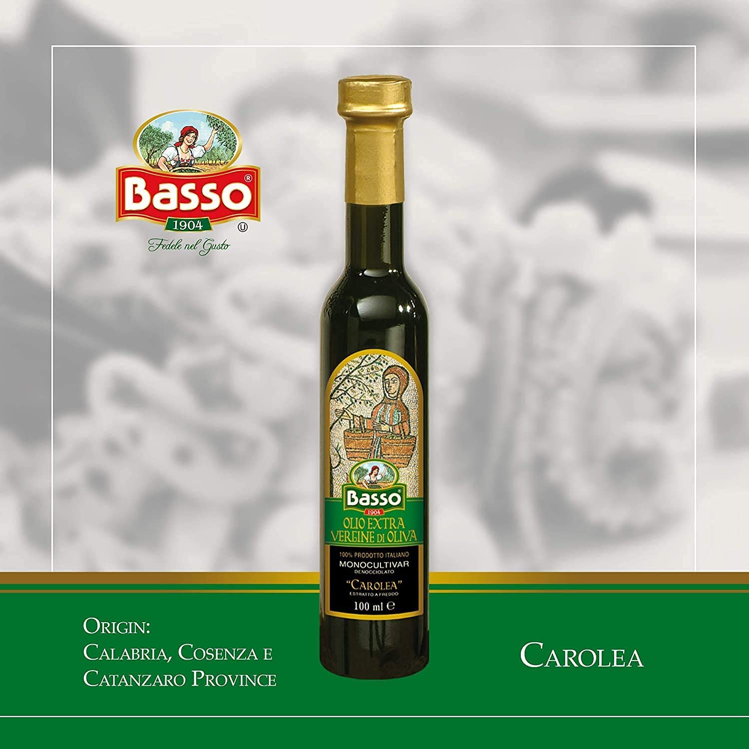 BASSO 1904 Infused Extra Virgin Olive Oil Gift Box Set, 8.5 Fl Oz (250 ml)