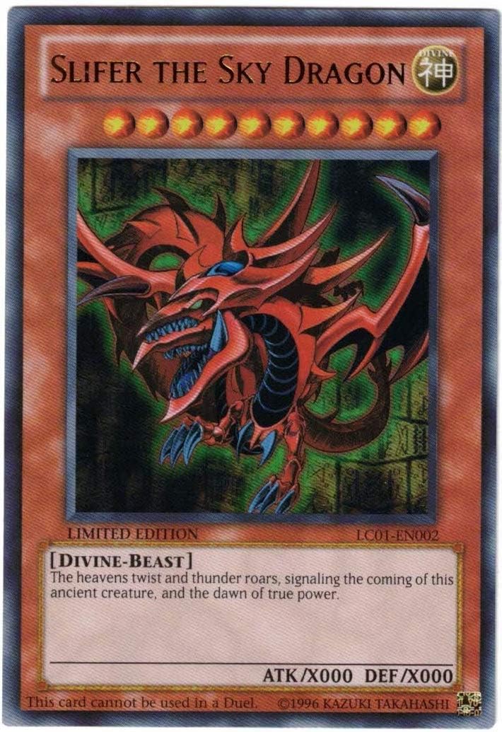 Yu Gi Oh Legendary Collection Ultra Rare God Card Set of 3 Egyptian God Cards Slifer, Obelisk Ra (Limited Edition) Ultra Rare Version
