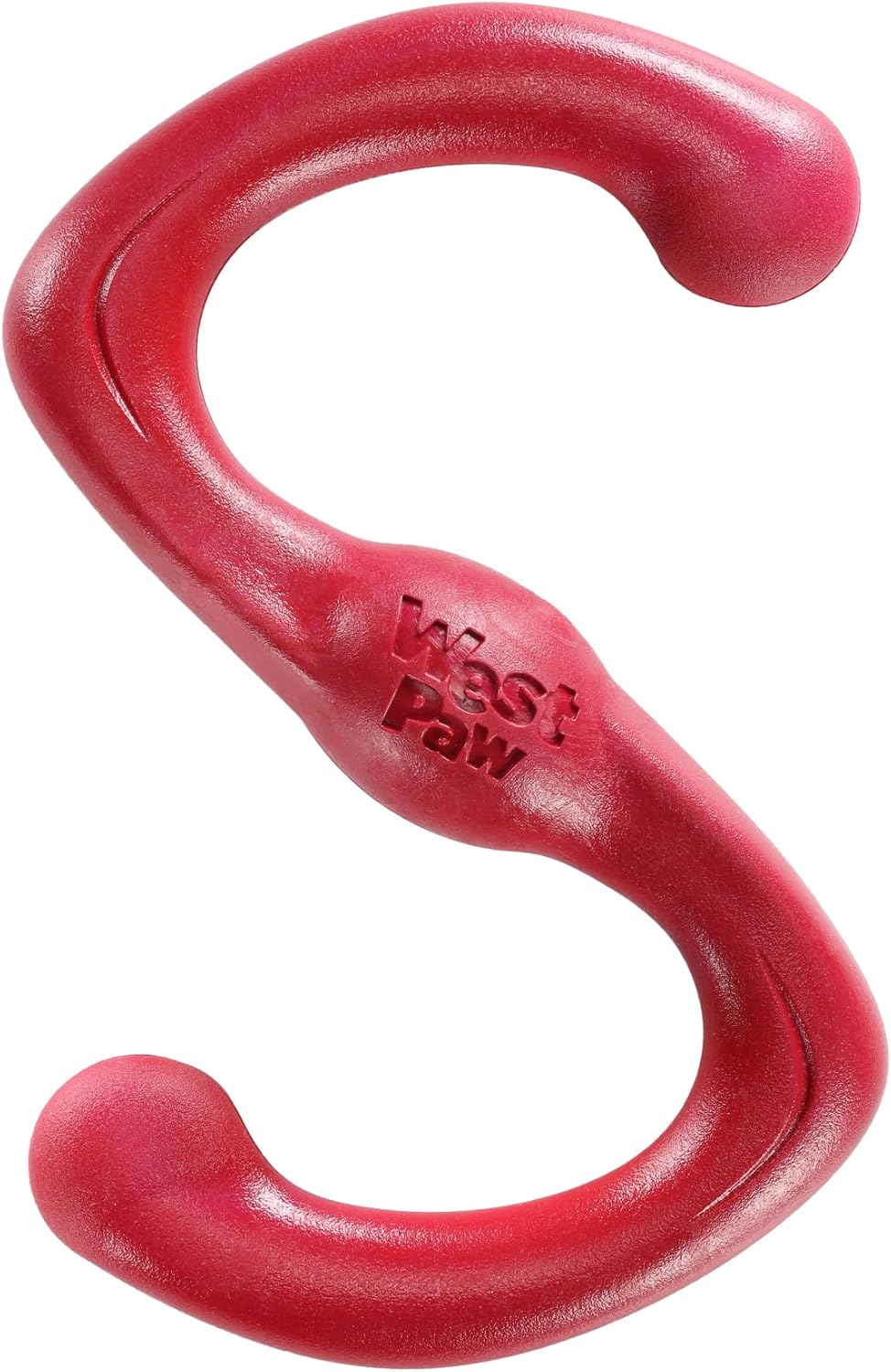 WEST PAW Zogoflex Bumi Dog Tug Toy – S-Shaped, Lightweight Chew Toys for Fetch, Play, Pet Exercise – Tug of War Soft Flinging Squishy Chewy Toy for Dogs – Guaranteed, Latex-Free, Small 8", Aqua Blue