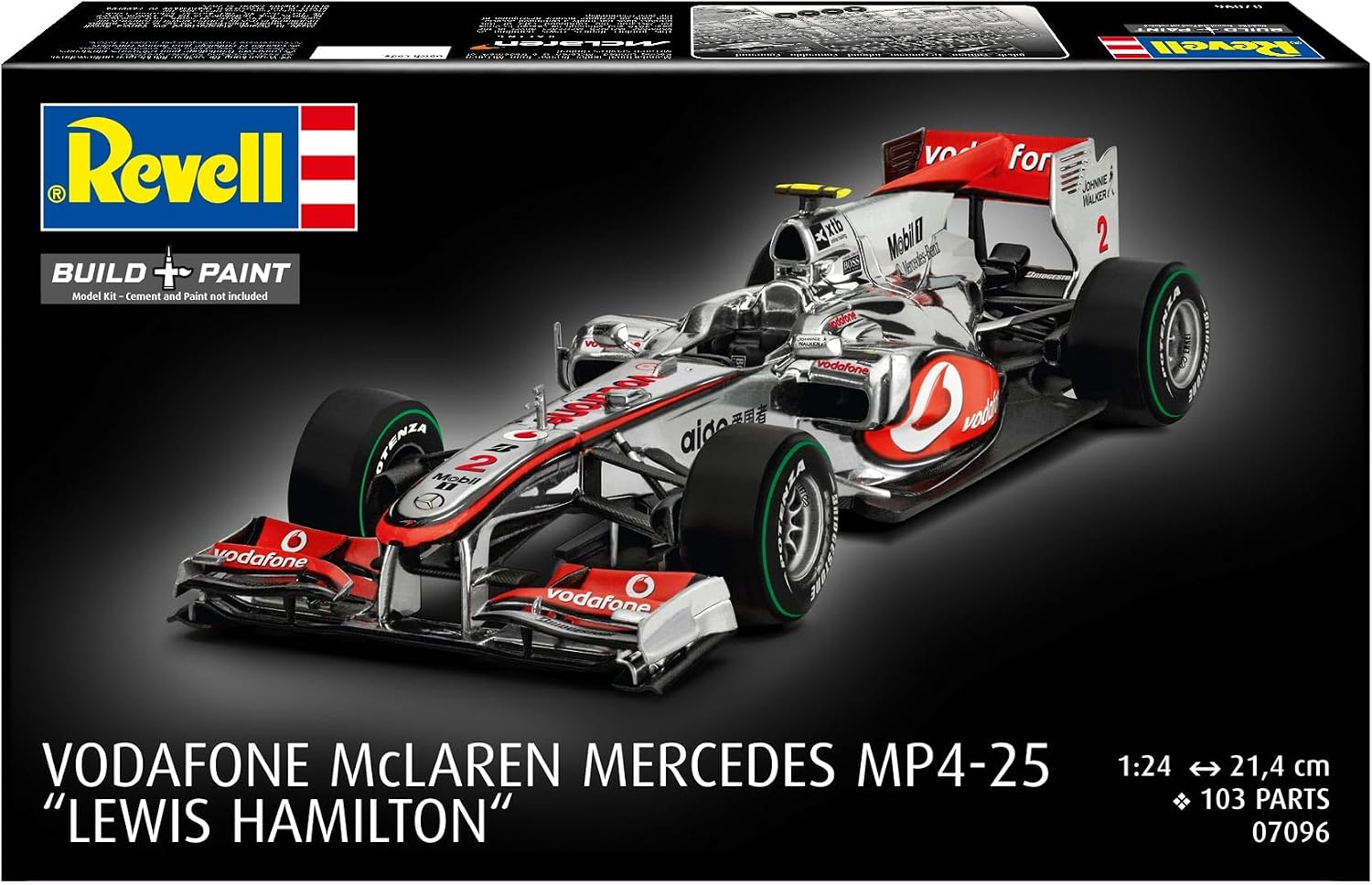 Revell of Germany McLaren Mercedes MP4-25 No. 2 Plastic Model Kit