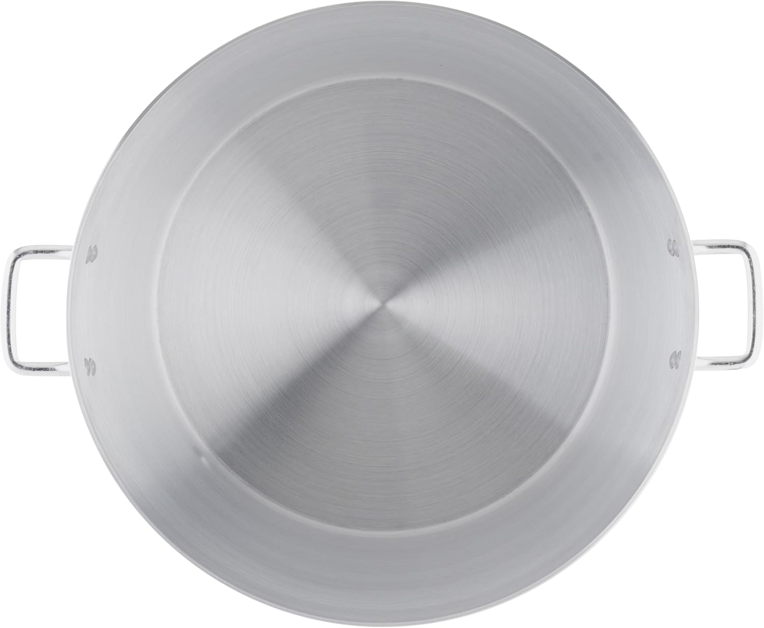 Winco 20 qt Aluminum Heavy-Duty Stock Pot | Thick walls, Riveted handles, Wide base, Great for Stocks, Soups, Pasta and Batch Cooking