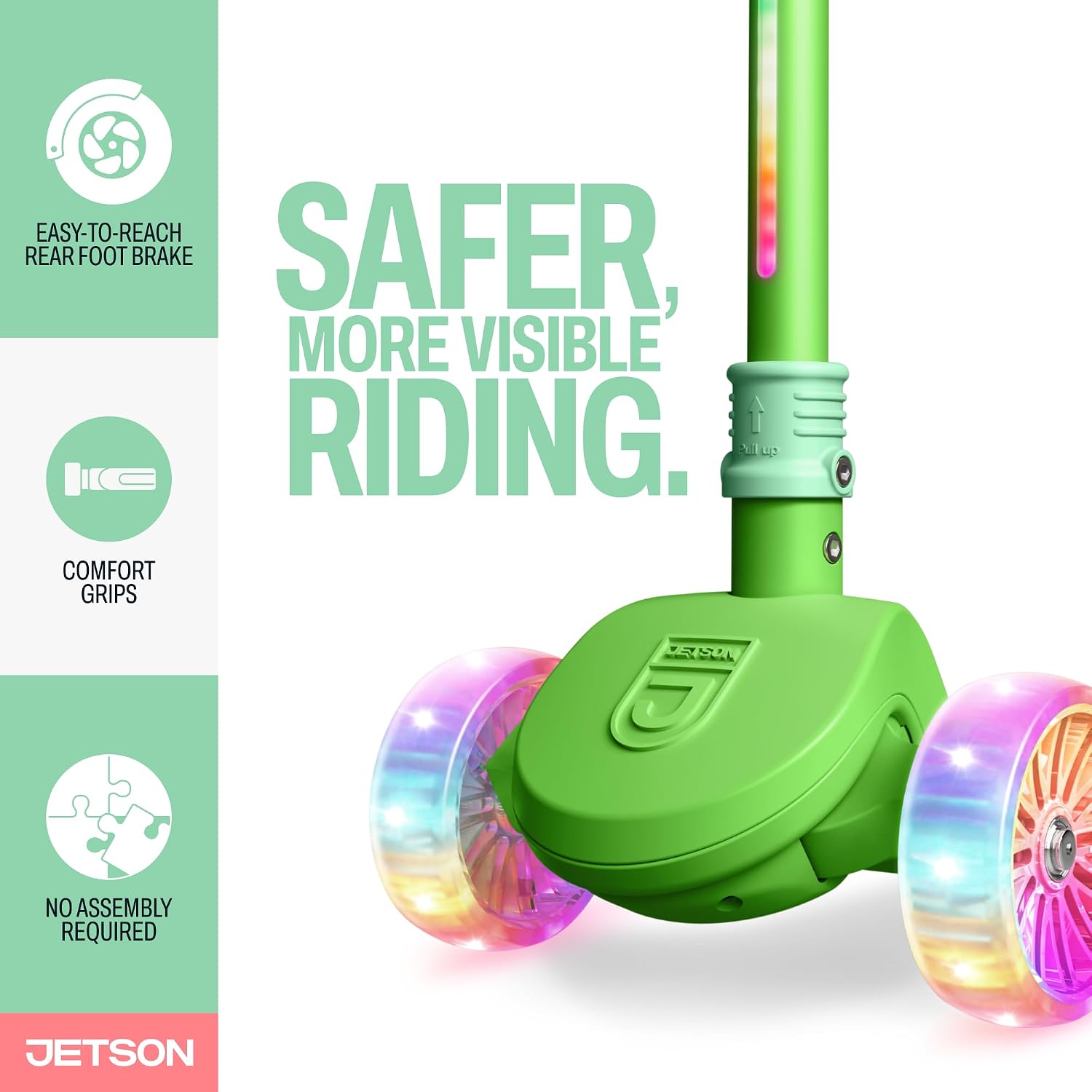 Jetson Scooters - Jupiter Mini Kick Scooter, Foldable, Lightweight, Portable