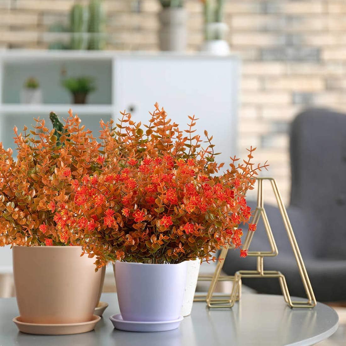 6 Bundles Artificial Flowers