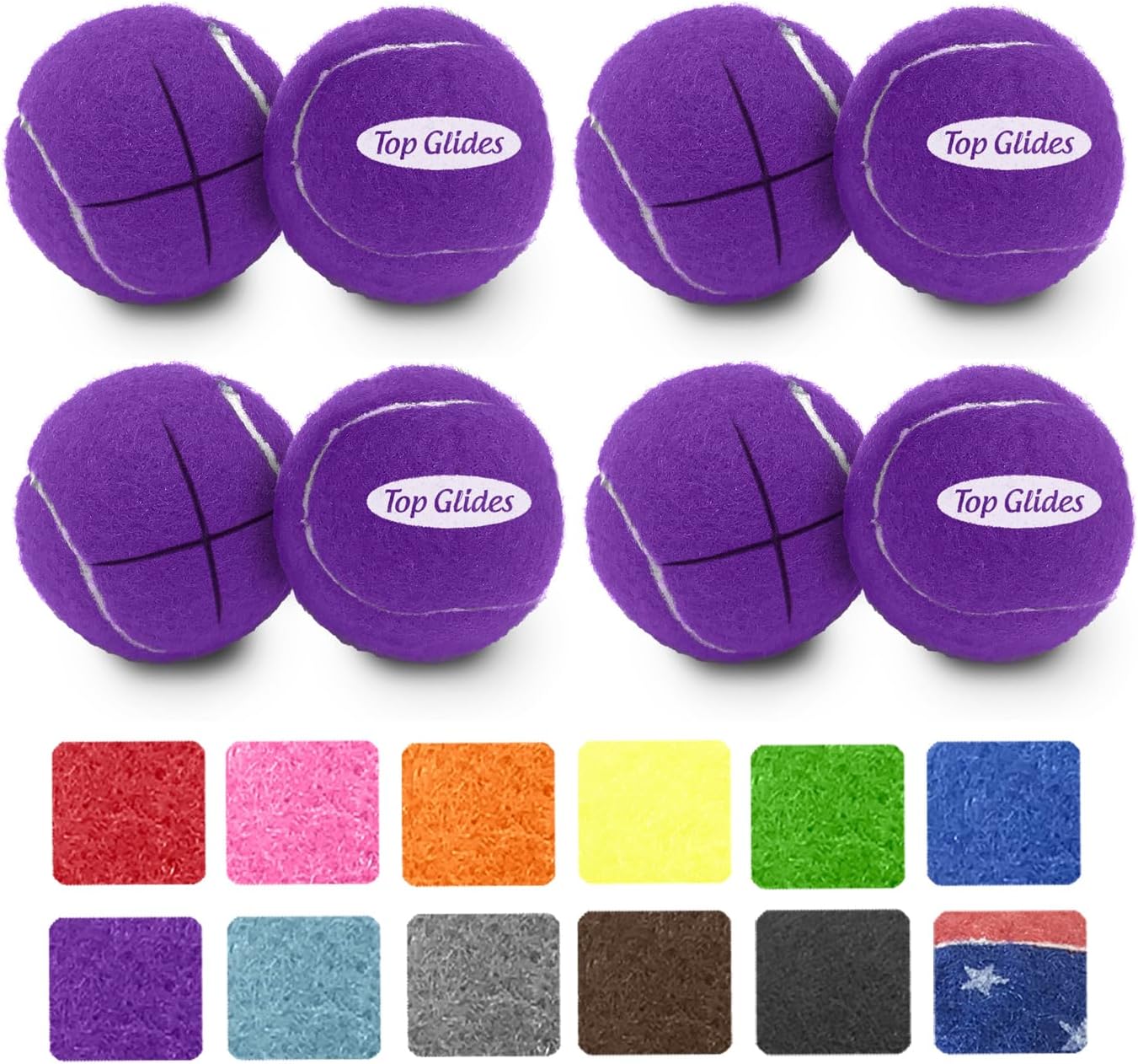 Top Glides Precut Walker Tennis Ball Glides