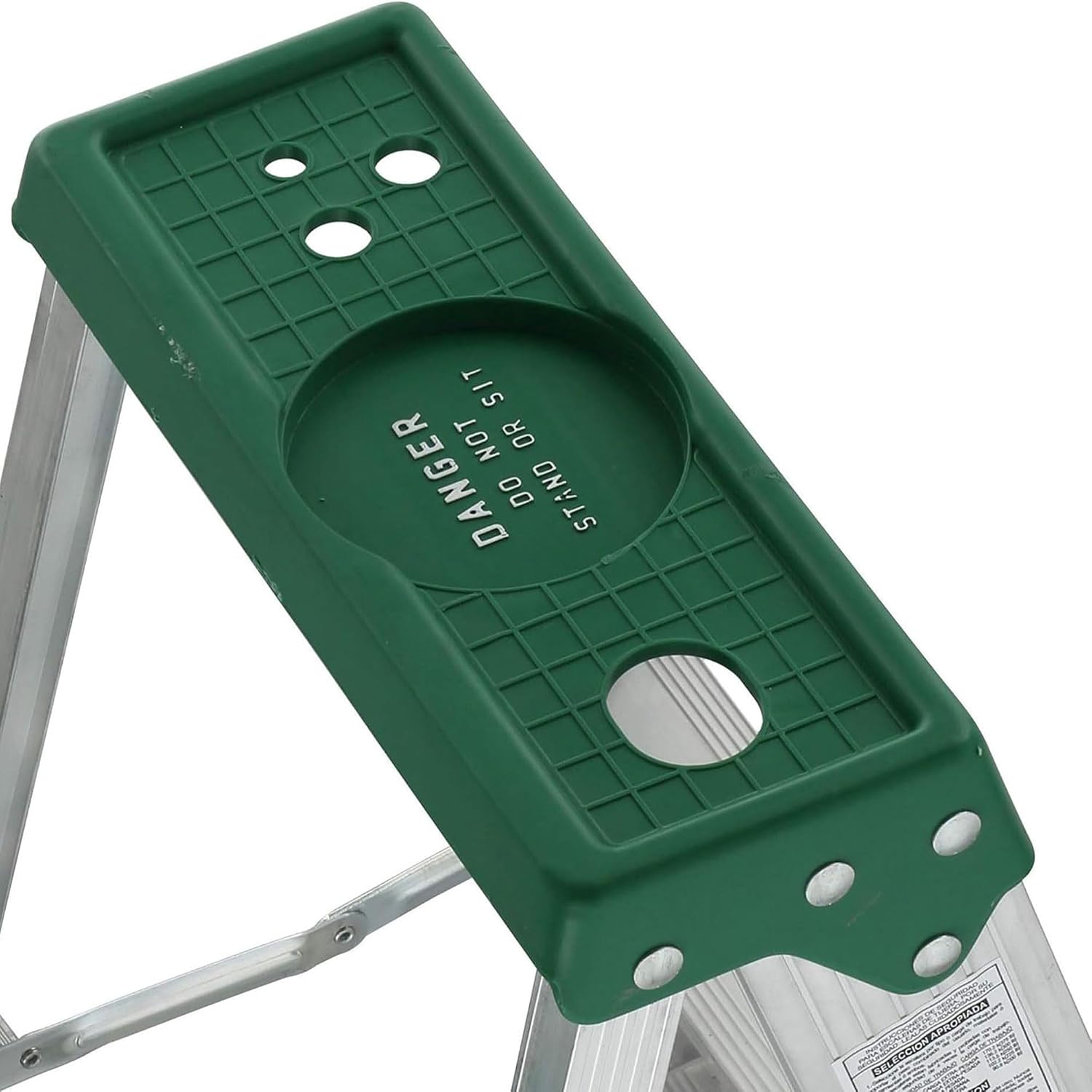 Louisville Ladder AS4006 6-Foot Aluminum Step Ladder, 225-Pound Capacity, Green, 6 Feet