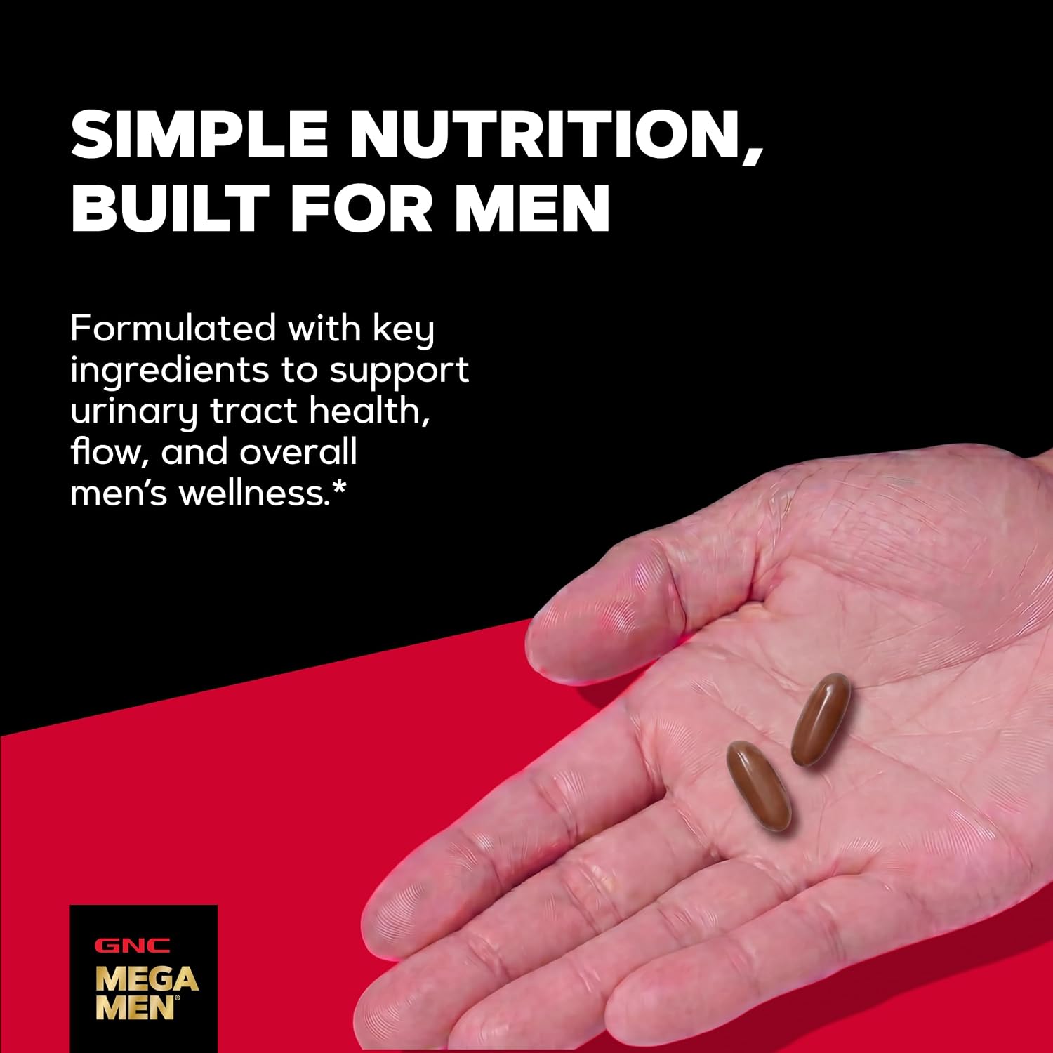 GNC Men's Prostate Formula, Twin Pack, 60 Softgels per Bottle, Supports Normal Reproductive Function