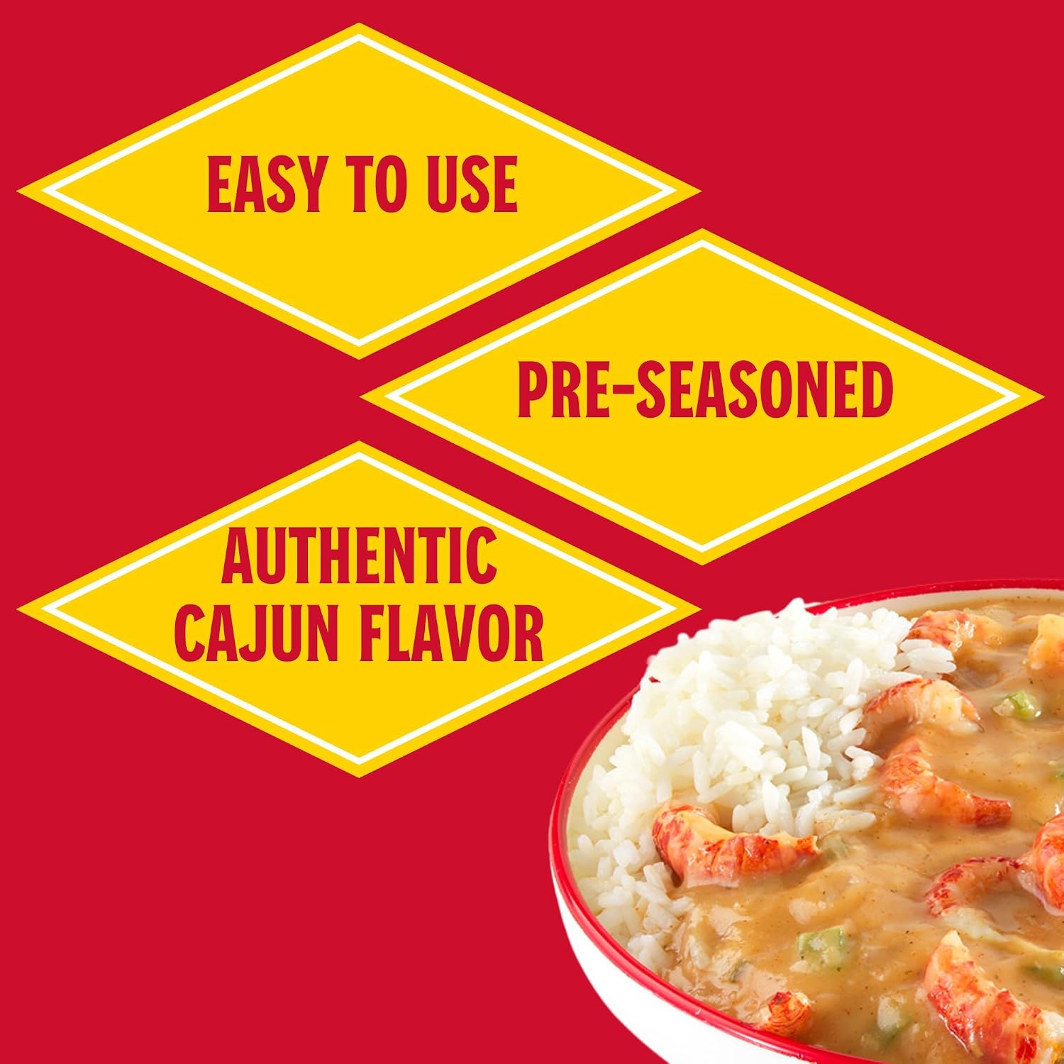 Louisiana Fish Fry Cajun Etouffee Base, 2.65 oz - Pack of 4