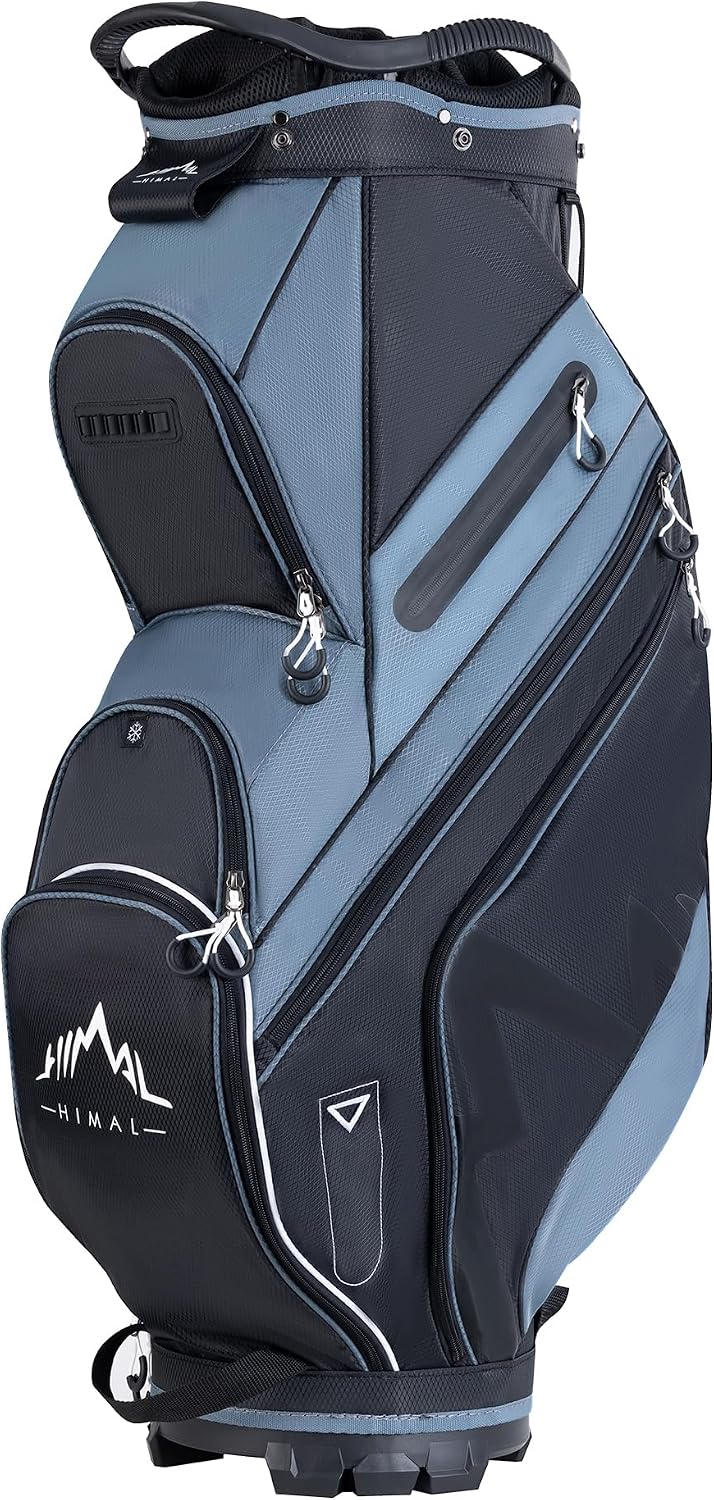 14-Way Golf Cart Bag with Organizer Divider | Full-Length Dividers, Rain Cover Included, Easy-Carry Handles, Club Organization, Cart Compatible