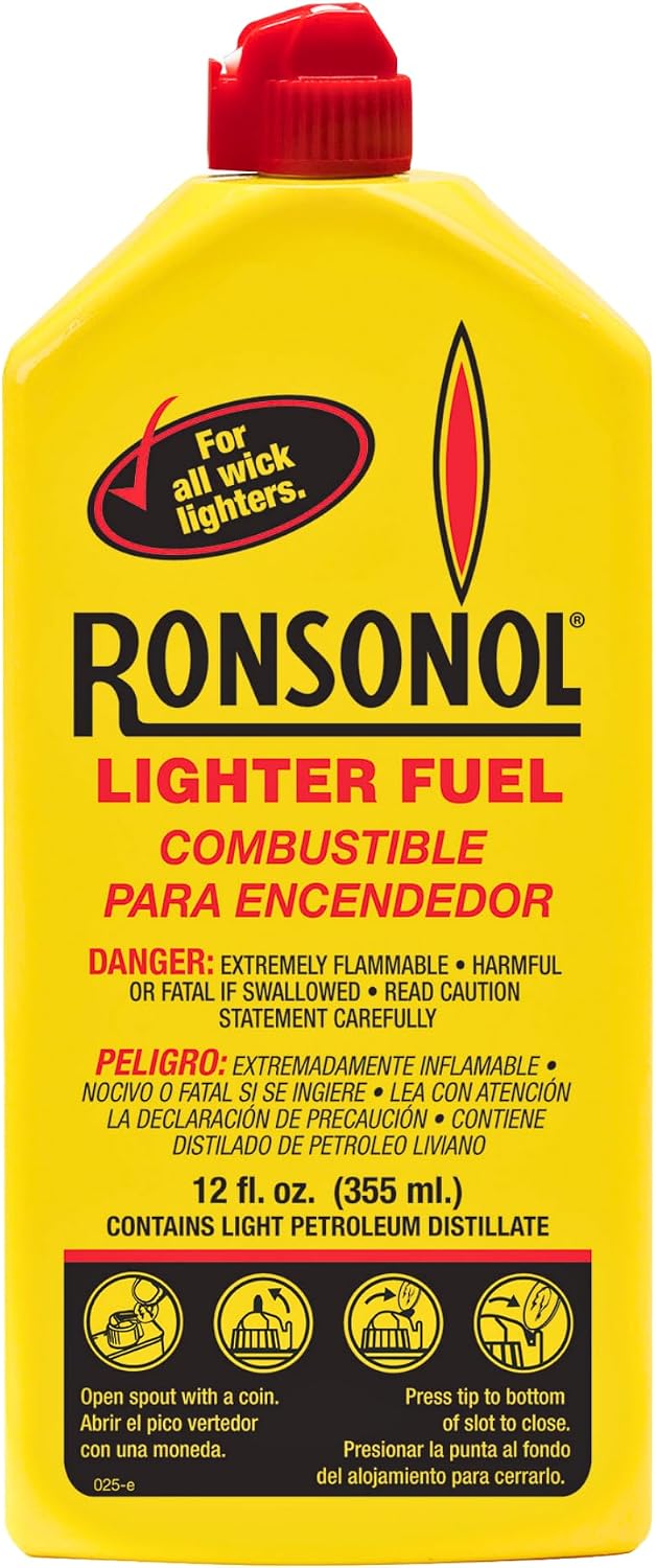 Ronson 12 Ounce Ronson Lighter Fuel - Pack of 2