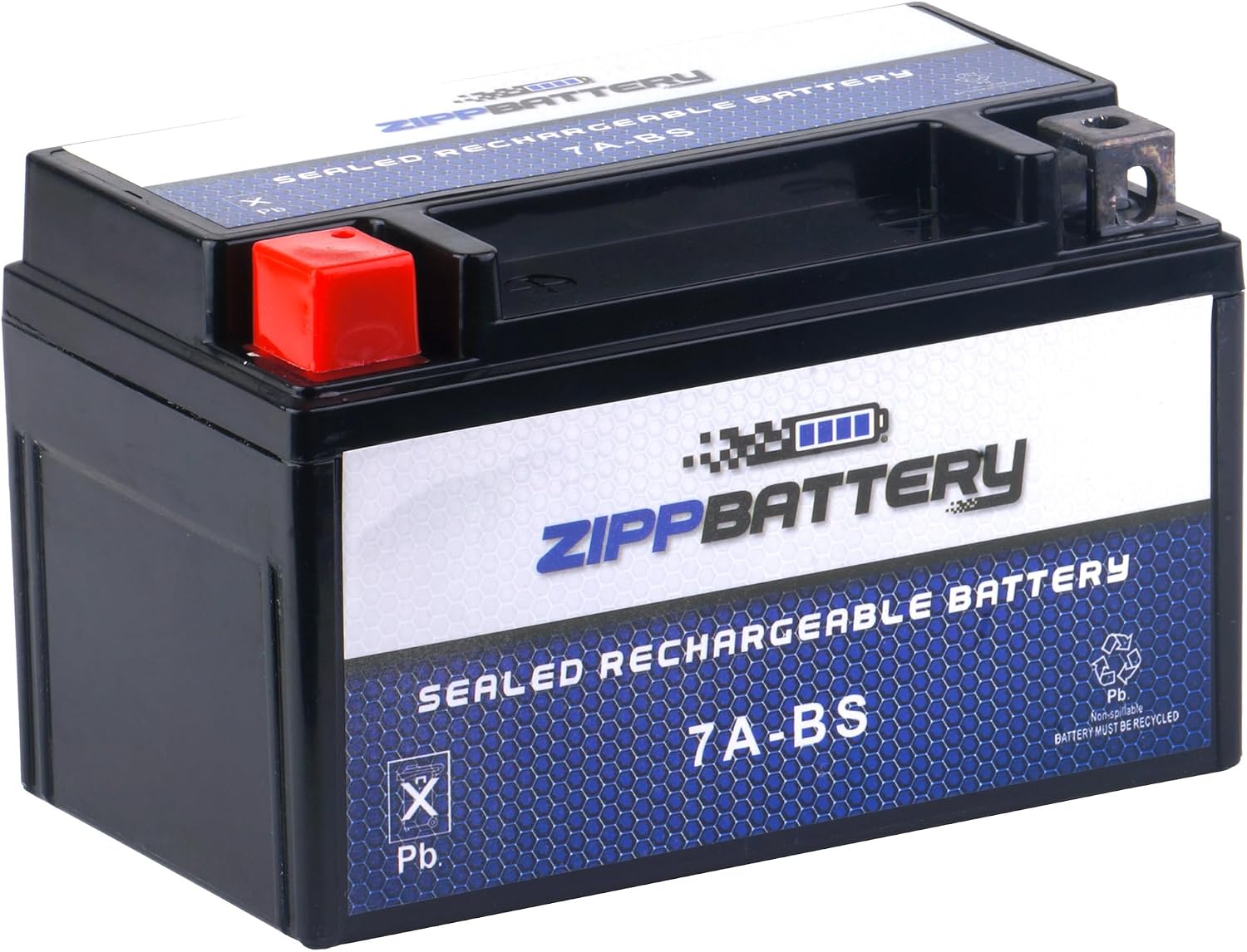 ZIPPBATTERY YTX30L-BS 12V 385 CCA AGM – Maintenance-Free 30Ah Battery for Harley, ATV, UTV, Jet Ski – T3 Nut & Bolt Terminal – Fits Harley Road King, Polaris Sportsman 850, Can-Am Outlander