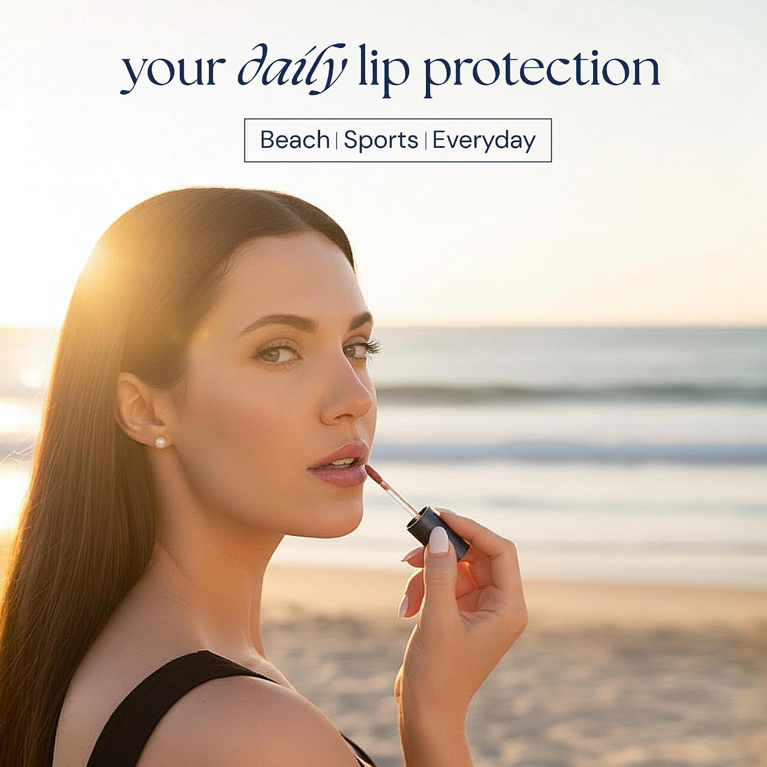 Brush On Block Full Face Sun Protection Kit, Translucent Mineral Powdered Sunscreen & Protective Lip Oil SPF 30, Reef Friendly, FSA HSA Eligible