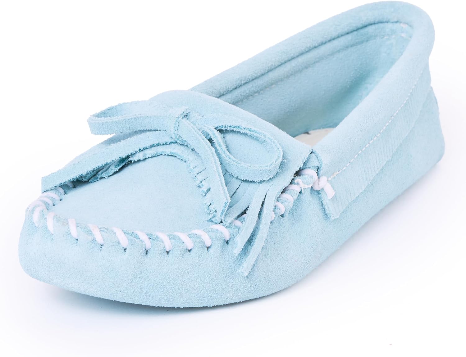 Minnetonka Women's Kilty Suede Softsole Moccasin