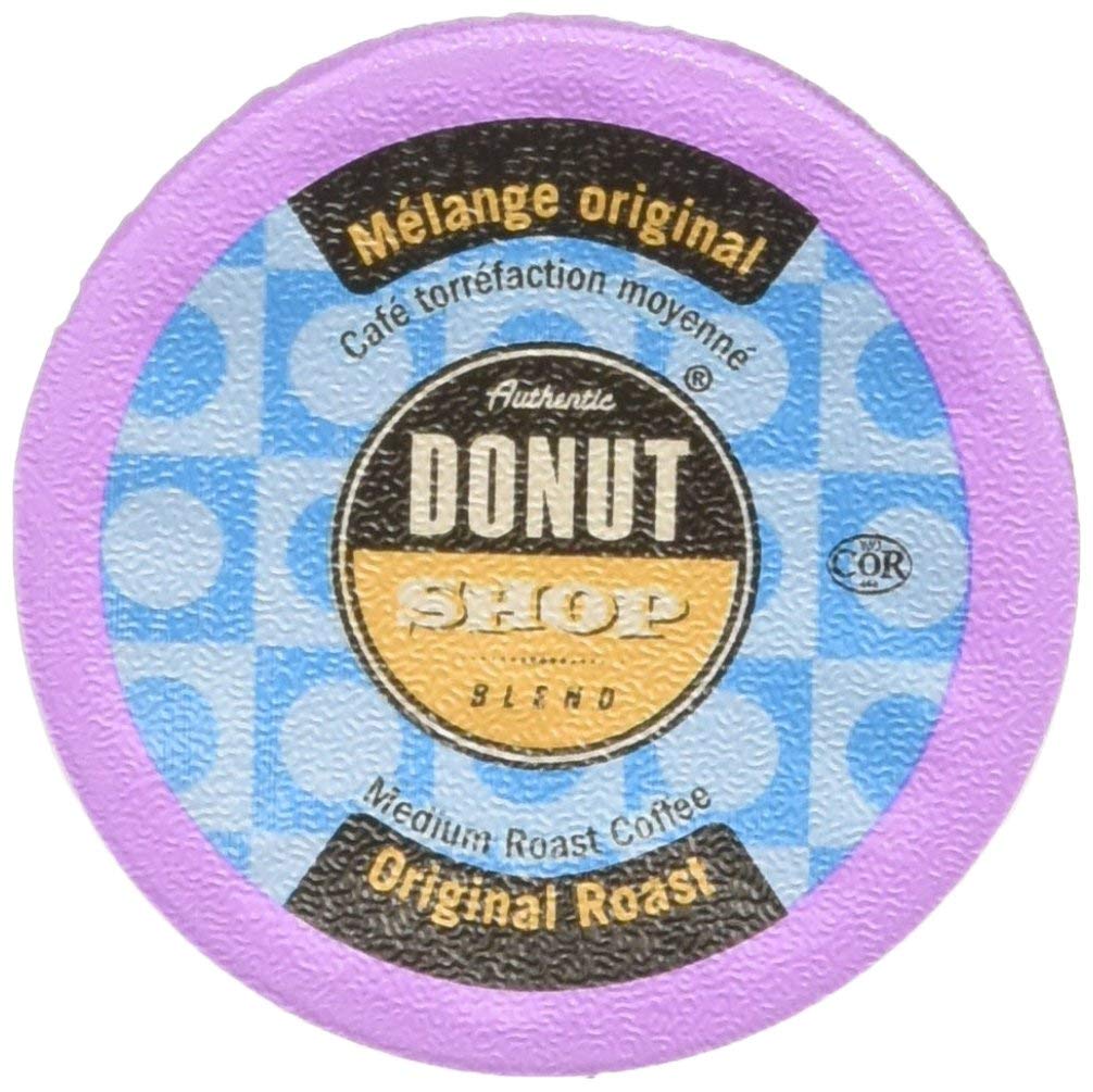 Authentic Donut Shop Blend Original Roast Single-Cup Coffee for Keurig K-Cup Brewers, 24 Count