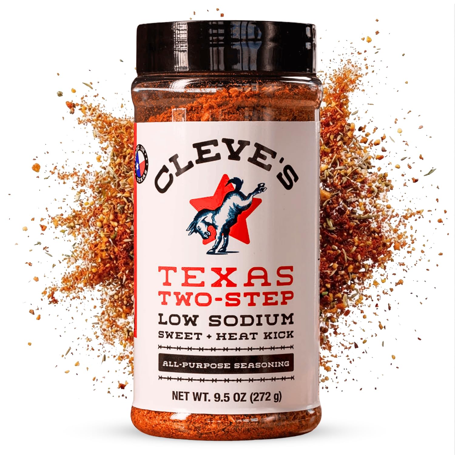 Cleve's Gourmet, Steak Seasoning for Grilling & Cooking, Steak Rub with Smoky Charred Flavor, Prime Rib Seasoning & Beef Seasoning, (Small, Cowboy Charcoal Steak Seasoning)