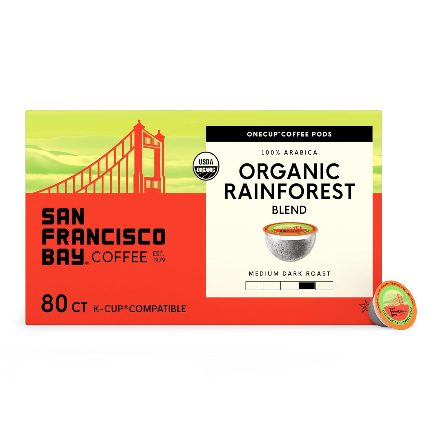 San Francisco Bay French Roast K-Cup Compatible Coffee Pods, 36 ct