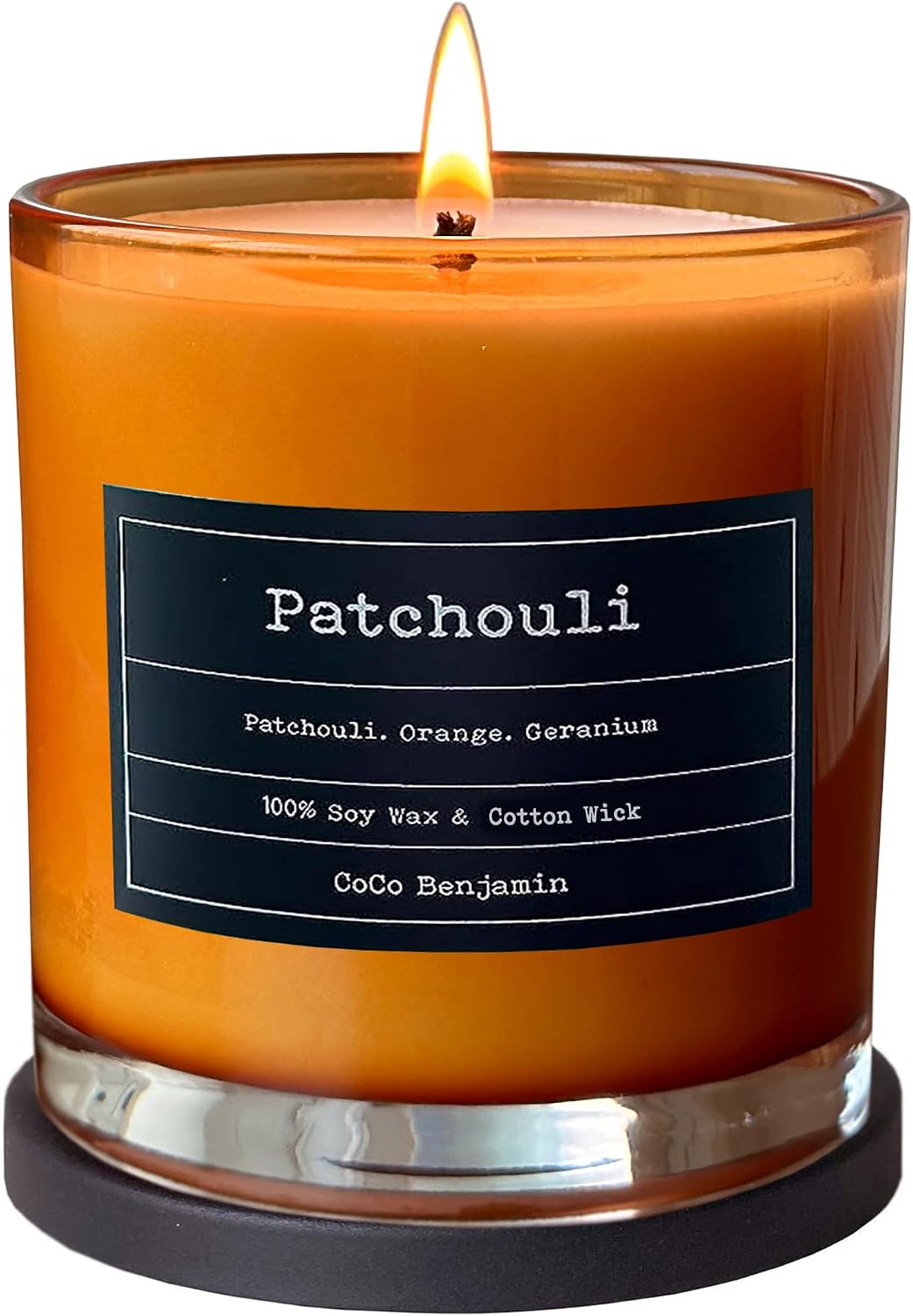 100% Natural Soy Wax Candle by CoCo Benjamin - Highly Scented & Hand-Poured Luxury Candle ((Majestic Balsam Fir Trees) - Clean Burning Cotton Wick
