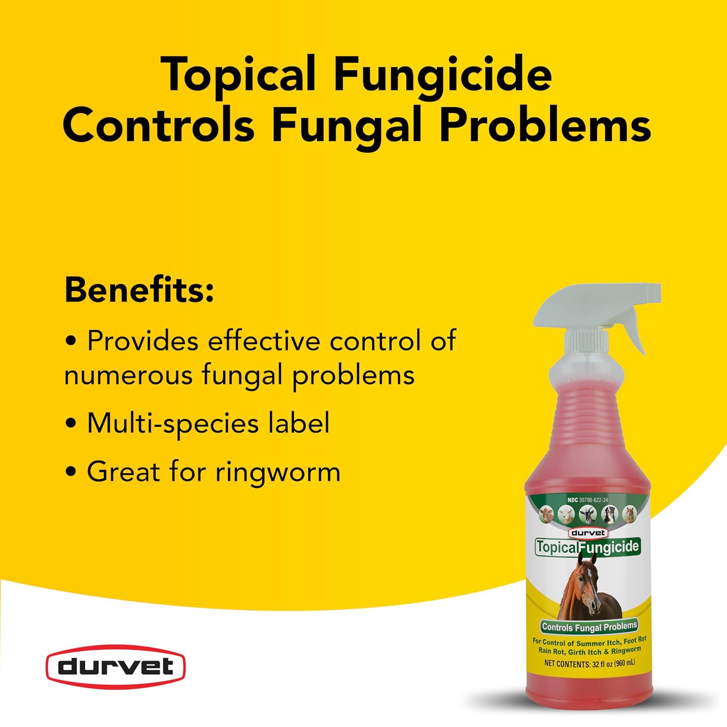 Durvet Topical Fungicide Sprayer(2.2 Pounds)